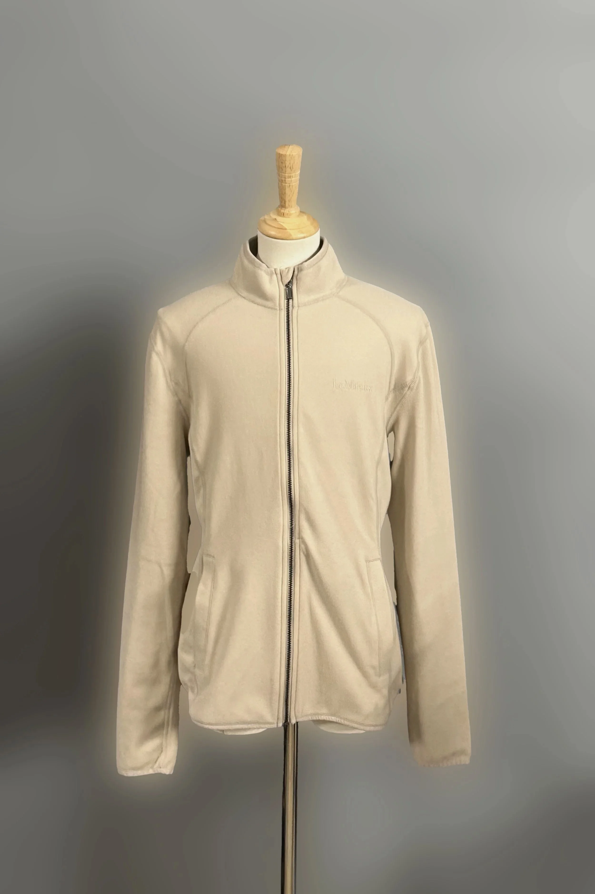 LeMieux Faye Fleece Zip Through Jacket In Stone - US 2