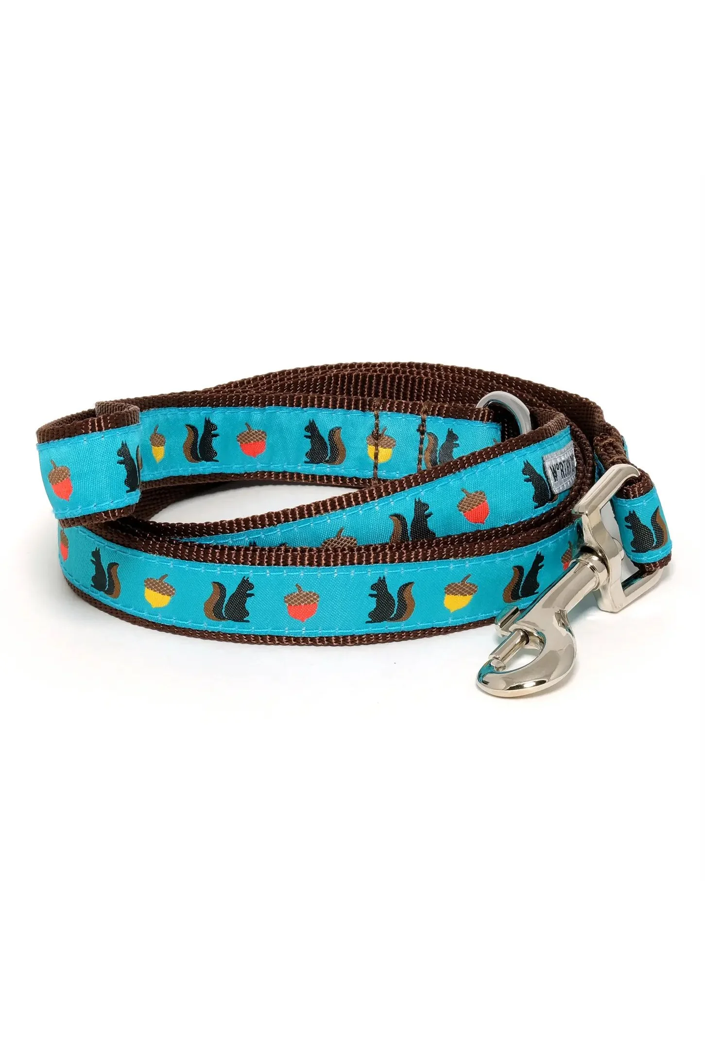 The Worthy Dog Squirrelly Lead In Teal - Small