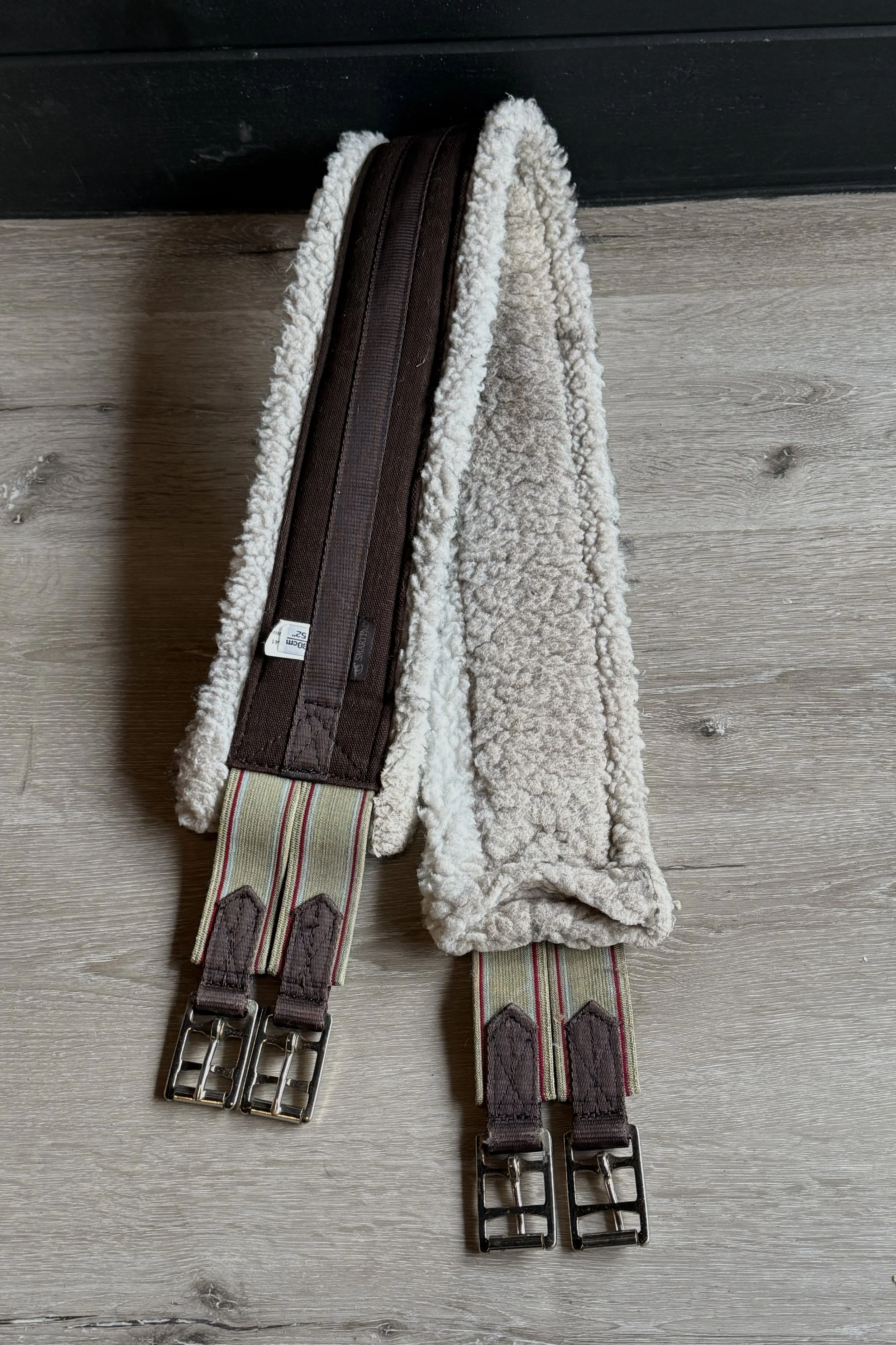 Smartpak Dir-Lex Fleece Girth In Brown - 52"