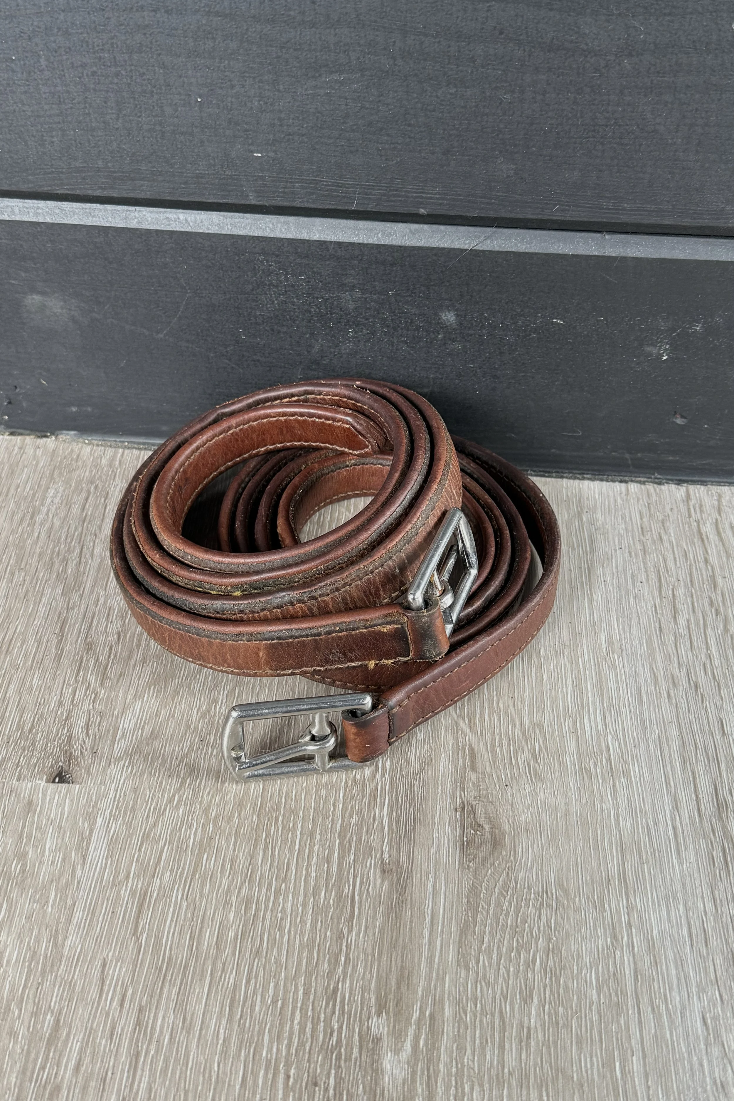 Deavoux Classic Stirrup Leathers In Brown -54"
