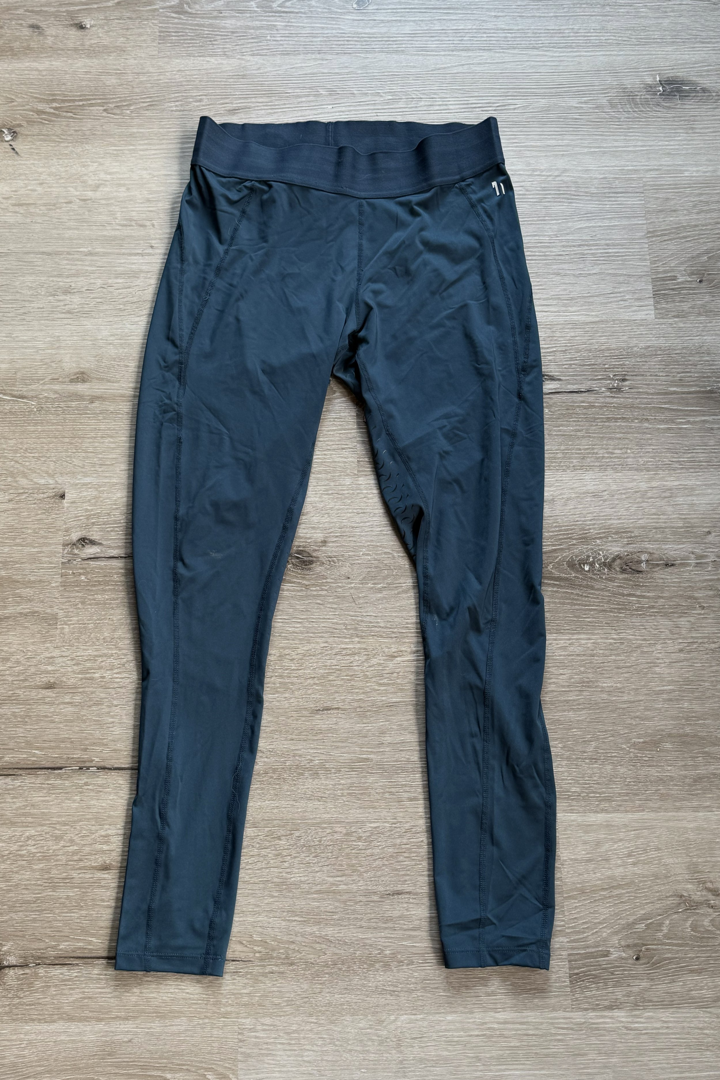 Horze Full Grip Tights In Teal - 28