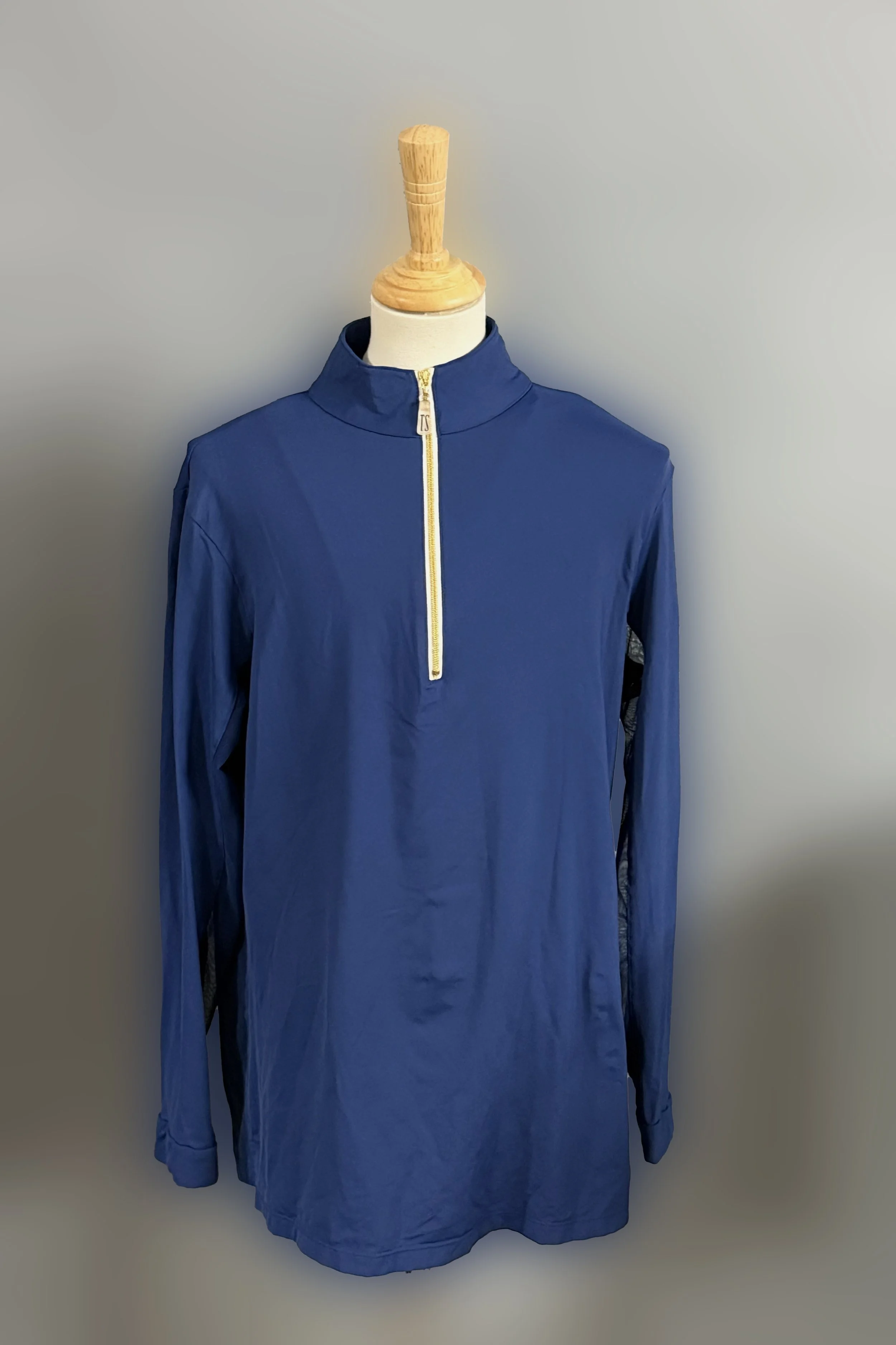 Tailored Sportsman Ice Fil Long Sleeve Sunshirt In Royal Blue - Large