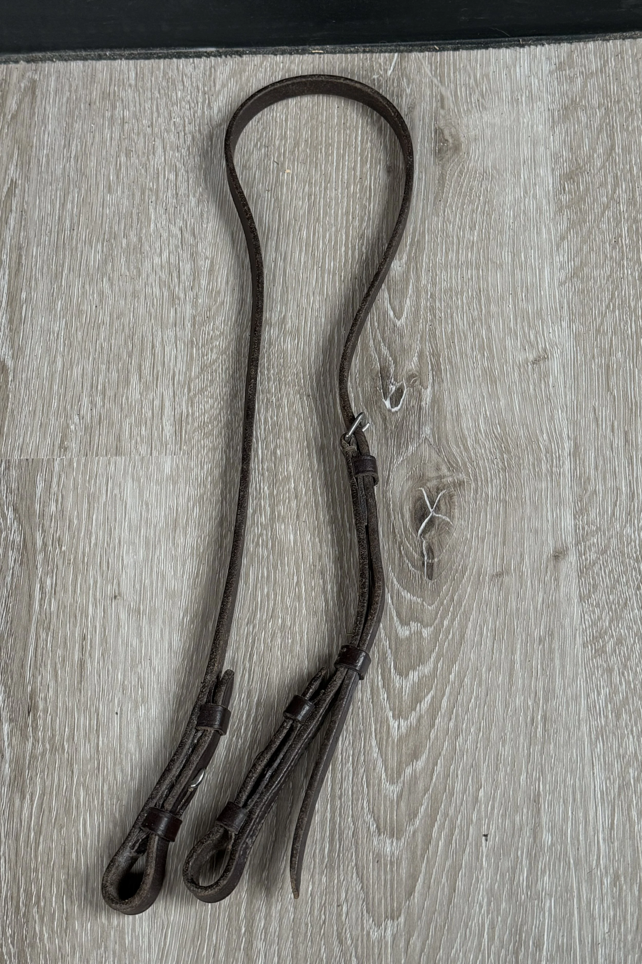 Double Bridle Adaptable Cheekpieces In Brown - Cob