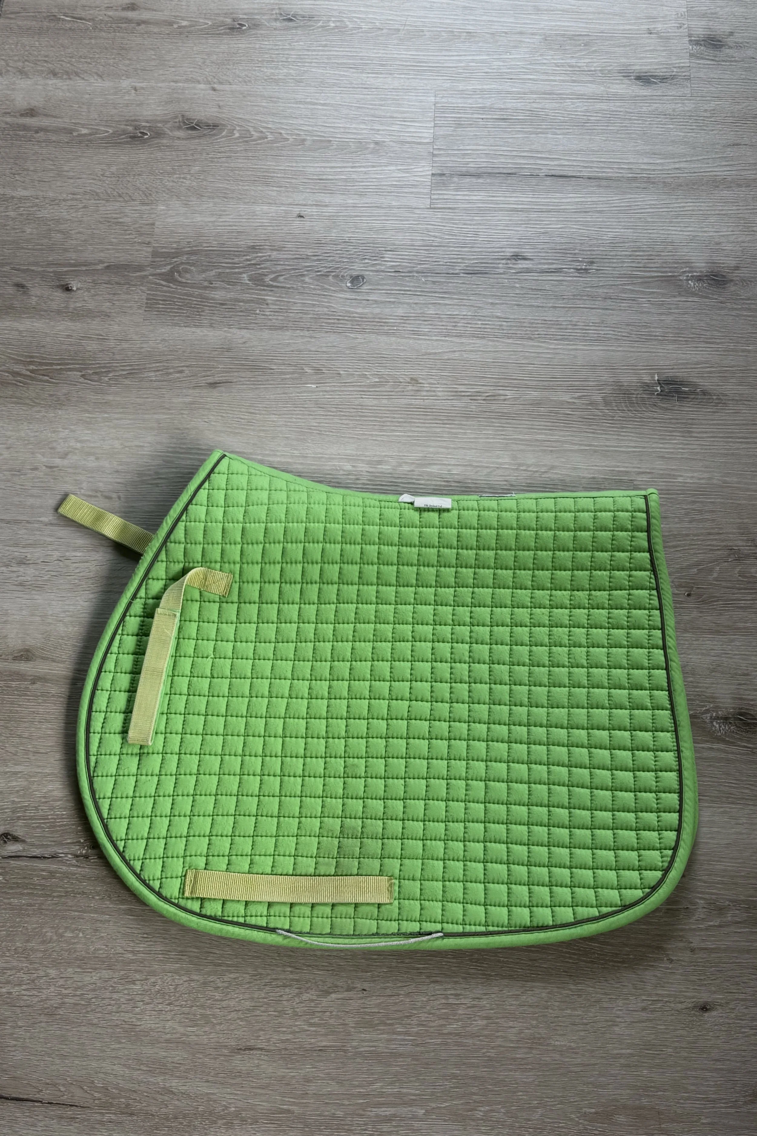 PRI Quilted Saddle Pad In Lime Green - AP