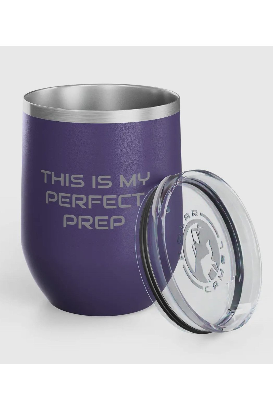Un.sus.tain.a.ble Apparel Vacuum Insulated Cup 12oz In Dark Purple - Perfect Prep