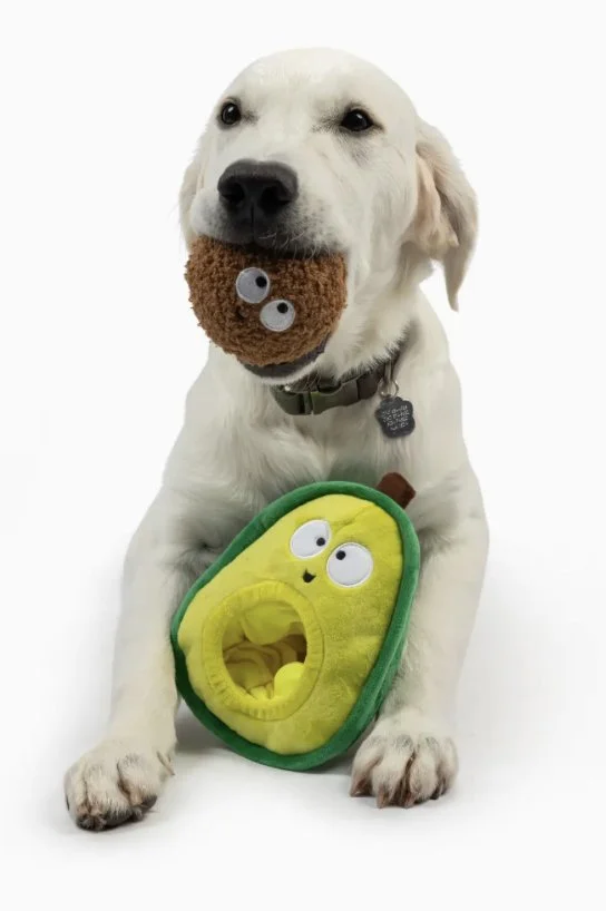 Huxley & Kent Pop 'n Fetch Avocado Dog Toy