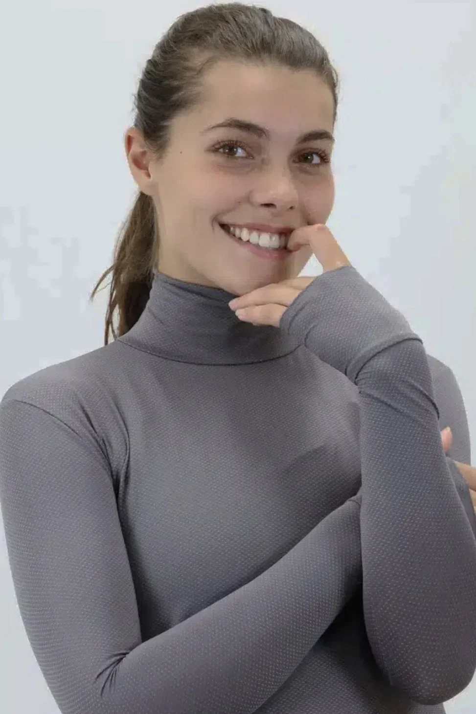 KISMET ALEXA AIR SCHOOLING SHIRT IN SLATE GREY