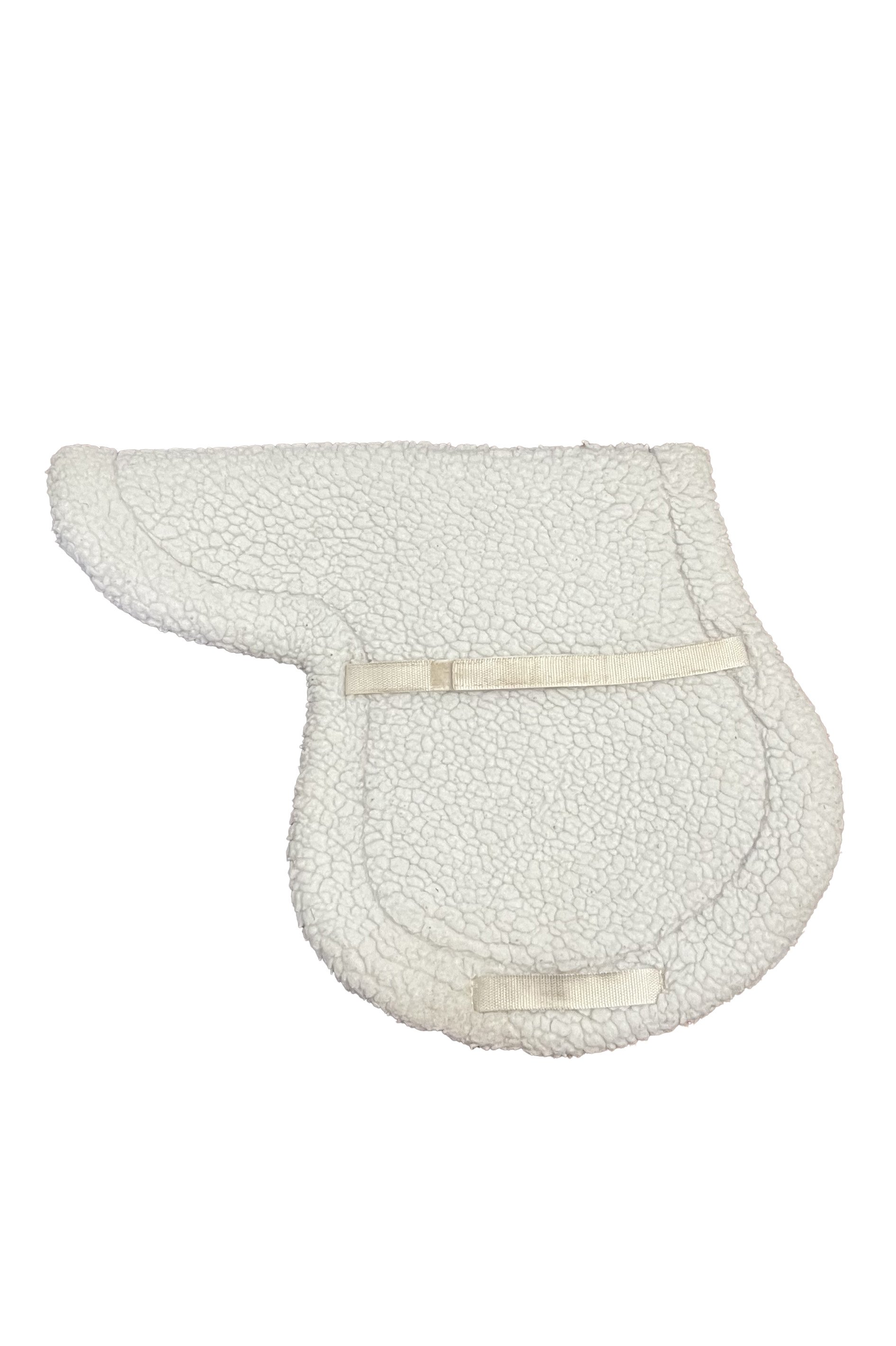 Toklat Medallion Super Quilt Fleece Contour Pad In White - 18-18.5" - 2nd Round Equestrian