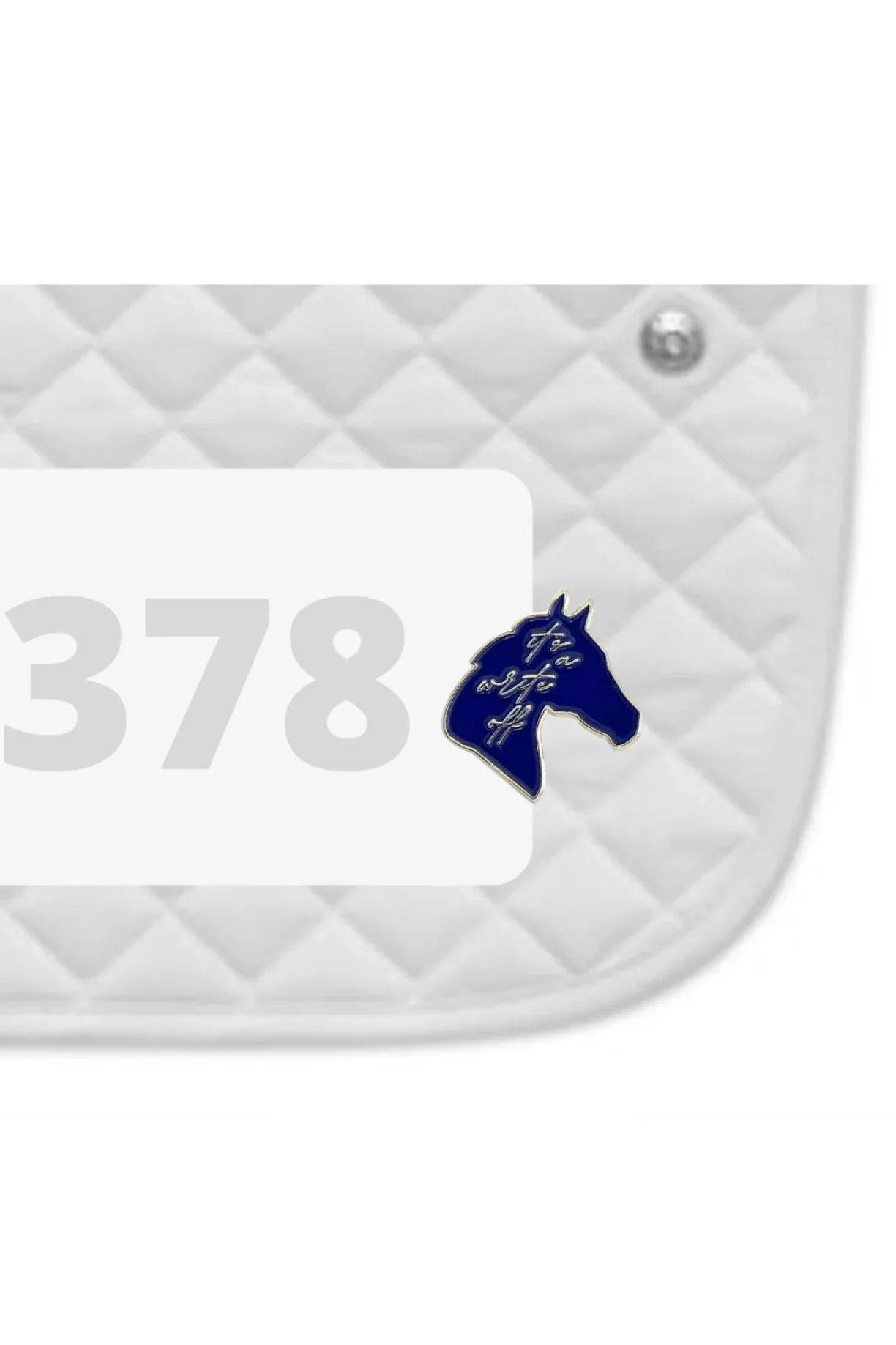 DUBOIS CHEVAL "It's a Write Off" Number Pin