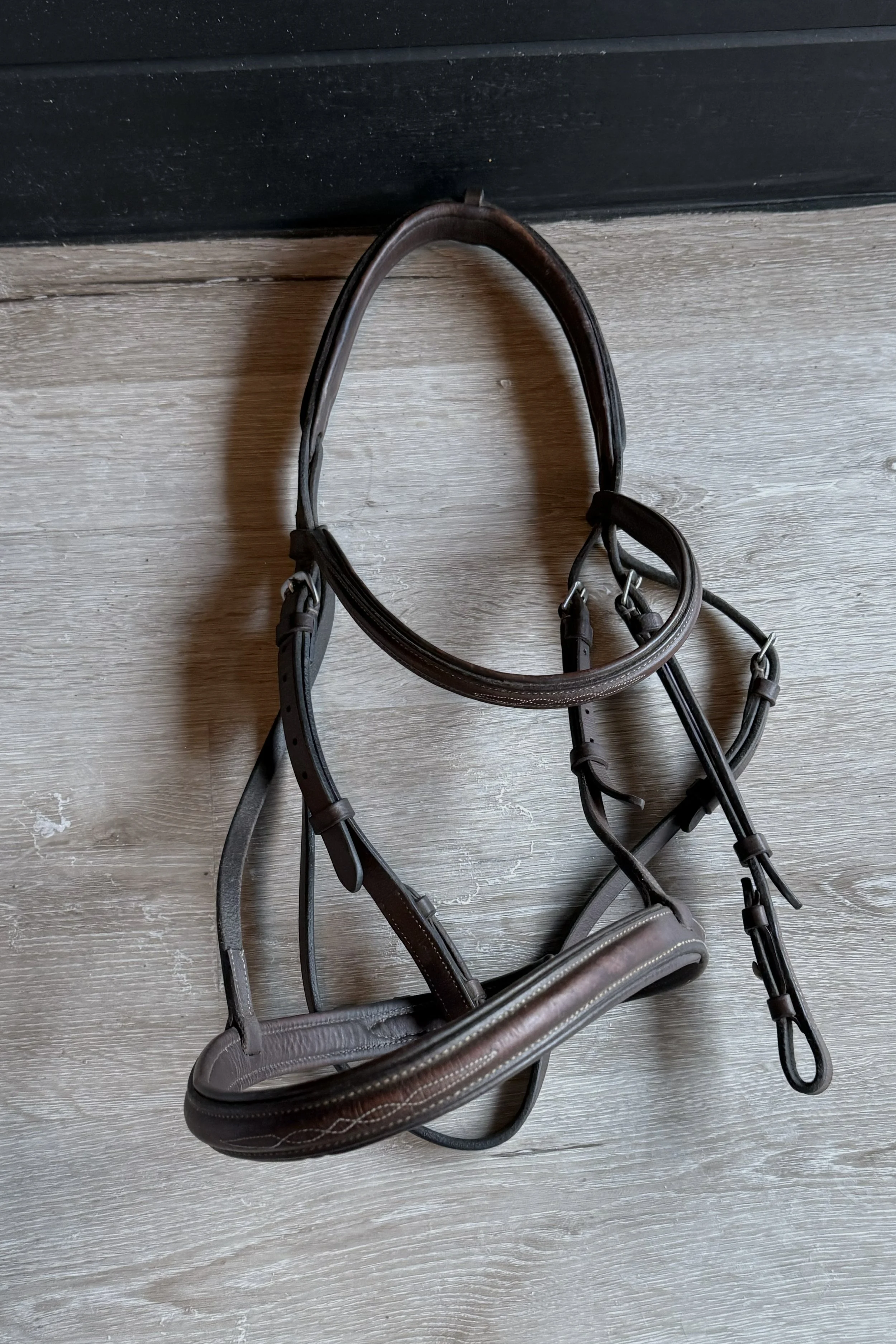 Smartpak Harwich Fancy Stitched Bridle In Bridle In Brown - Full