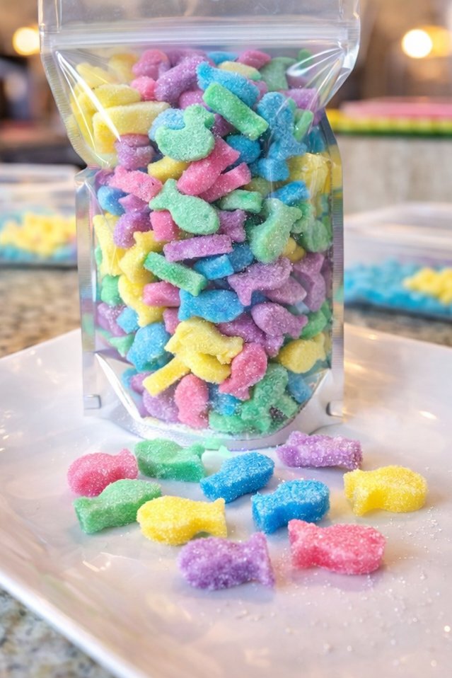 Lucky Duck Sugar Treat Co Horse Sugar Treats - Colorful Goldfish