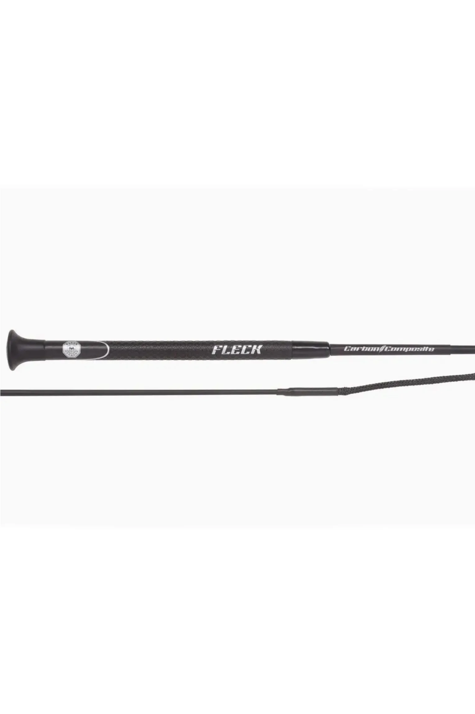 Fleck Carbon Ultralight Dressage Whip In Black