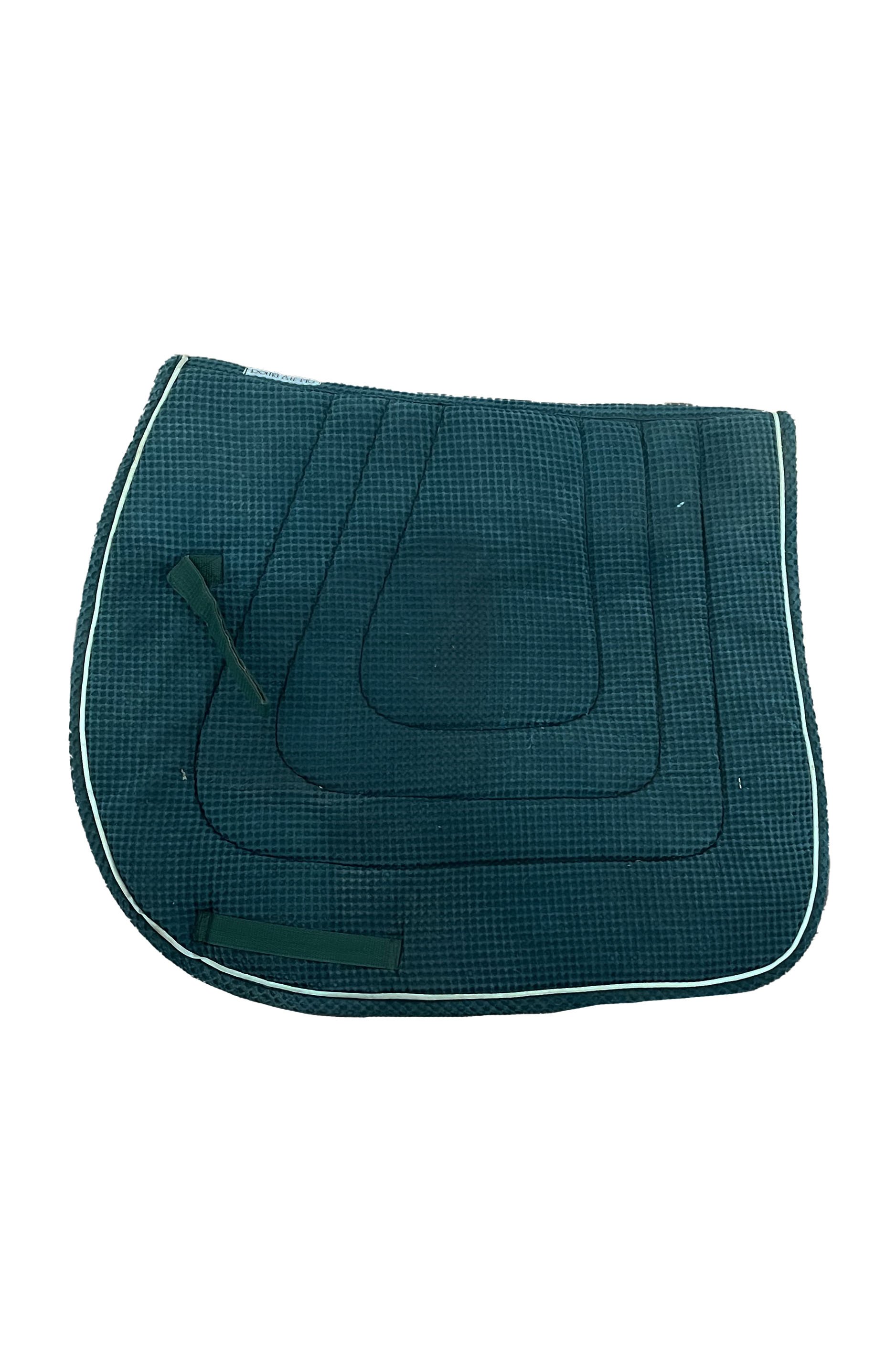 Roma Air Flow Waffle Saddle Pad In Green - All Purpose