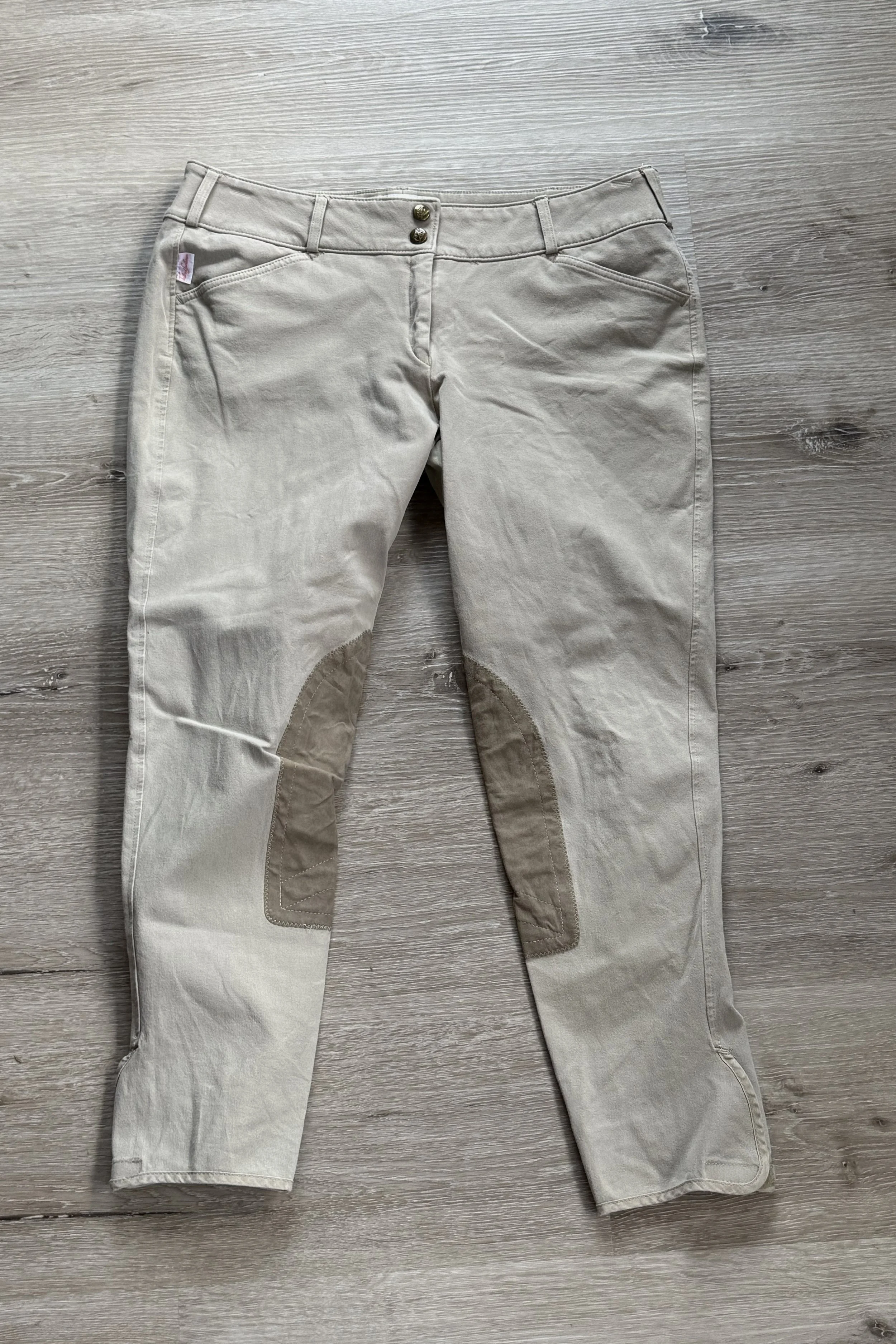 Tailored Sportsman #1967 Trophy Hunter Knee Patch Breech In Tan - 32L