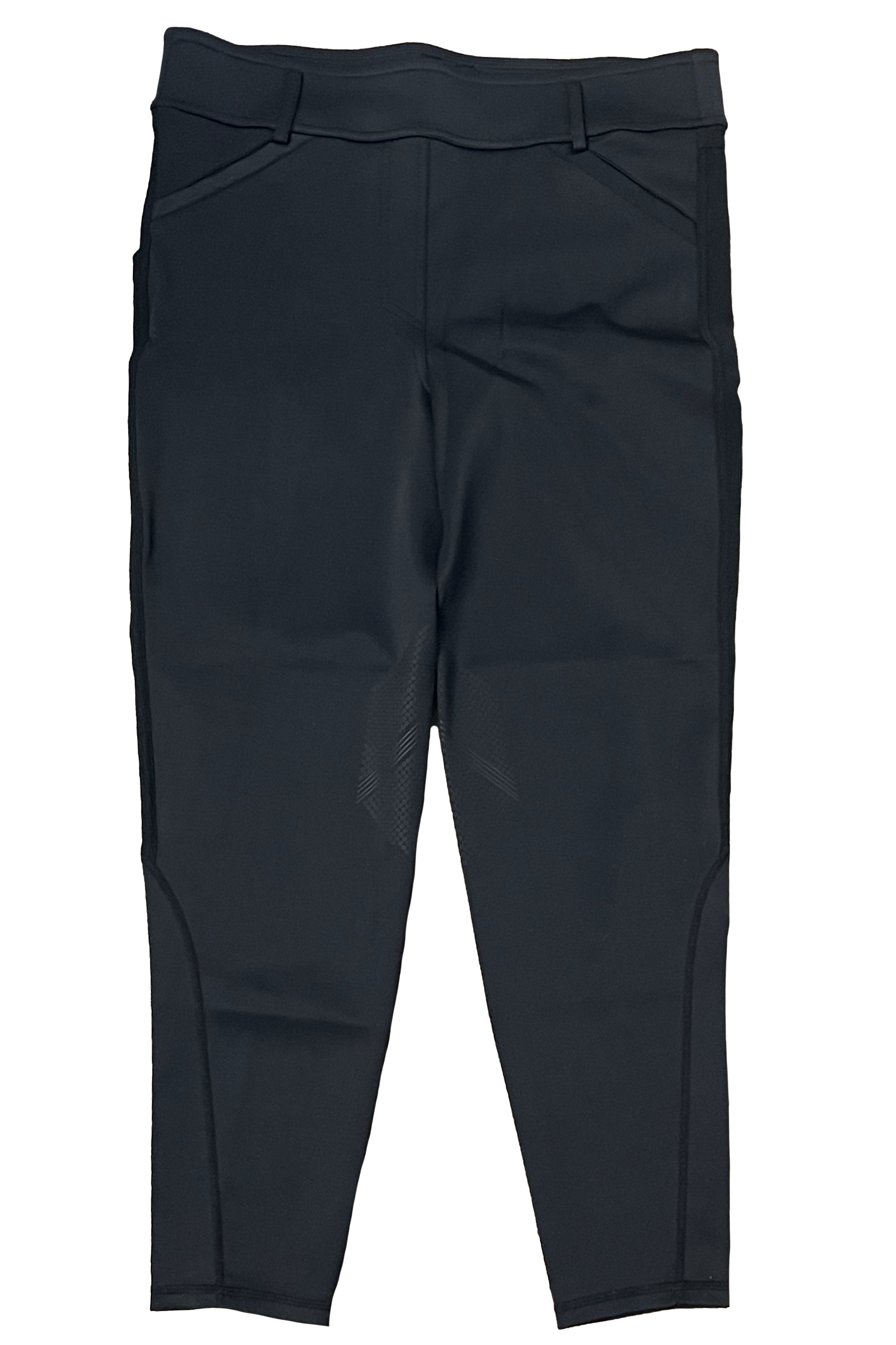 70 Degrees Performance Rib Riding Tight W/Silicone Knee Patch In Black - XL
