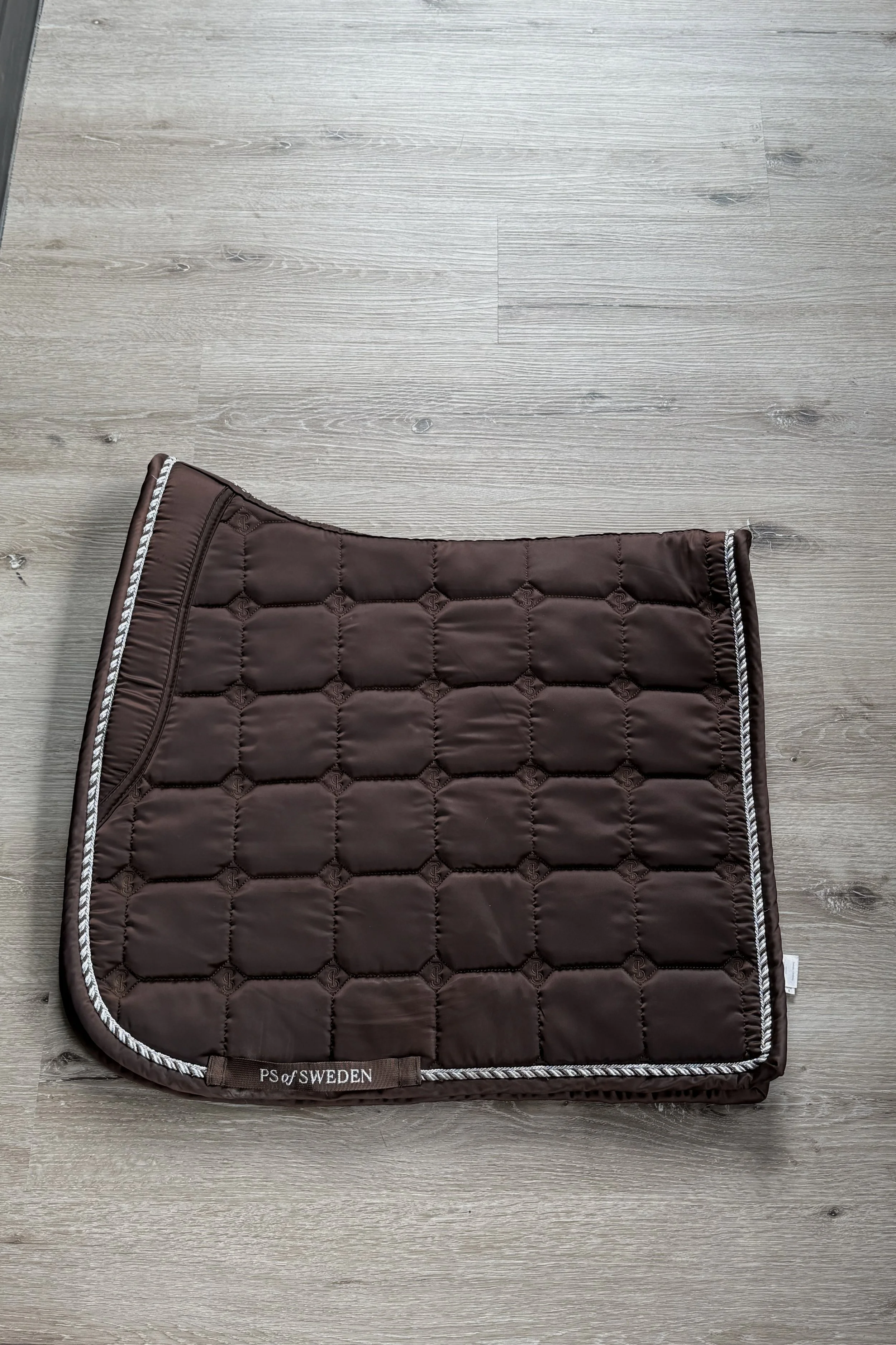 PS Of Sweden Signature Dressage Saddle Pad In Brown - Full