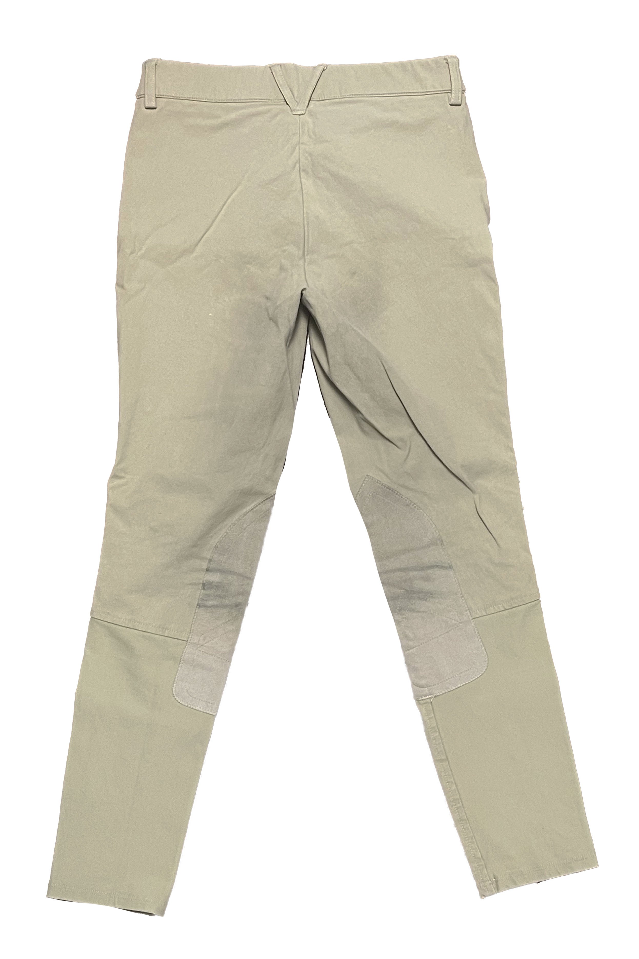 Ariat Performer Knee Patch Breech In Tan - Kids 16 - 2nd Round Equestrian