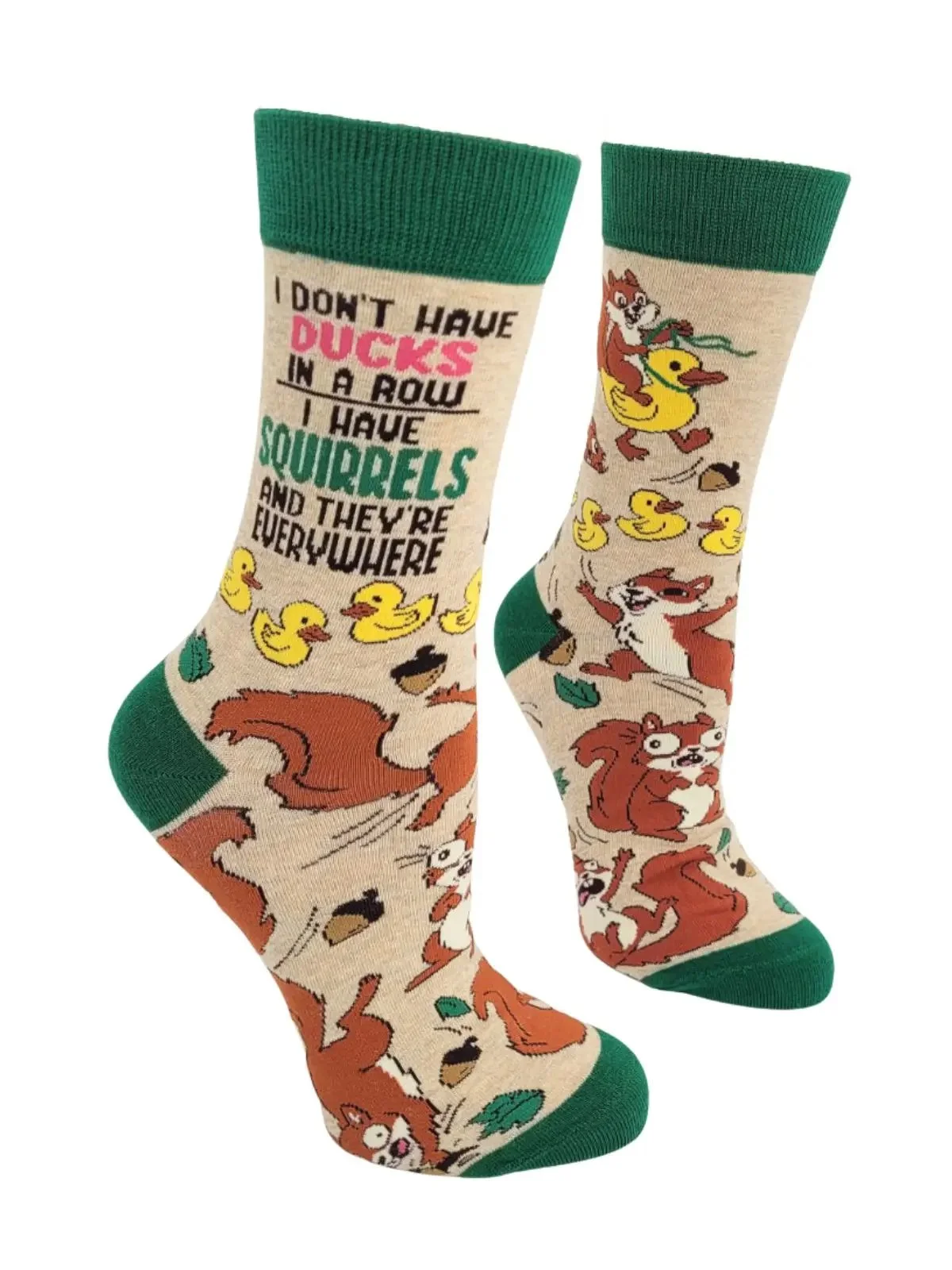 Fabdaz Don't Have Ducks in A Row... Women Crew Socks