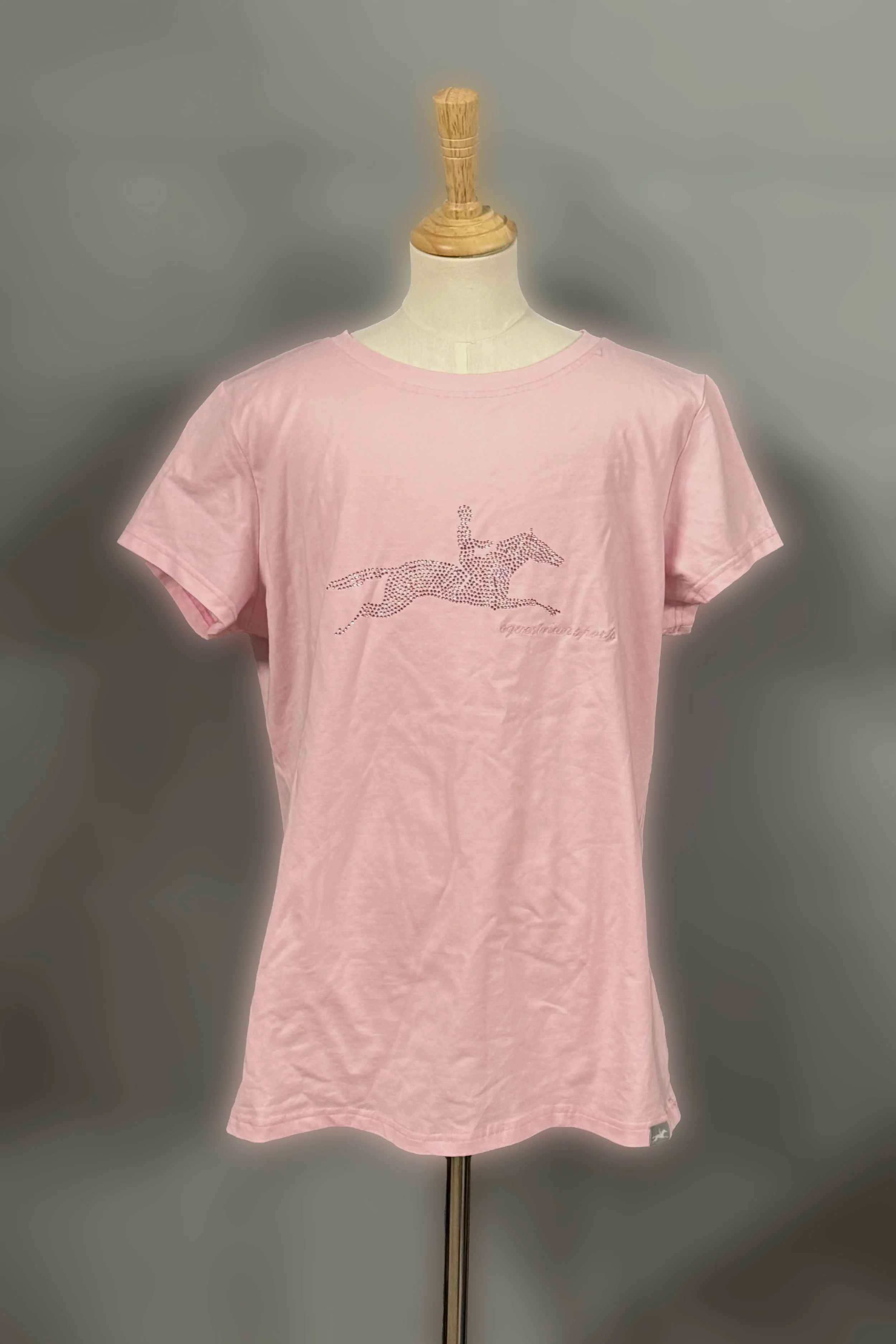 Schockemohle Sports Short Sleeve Tee In Pink - Large