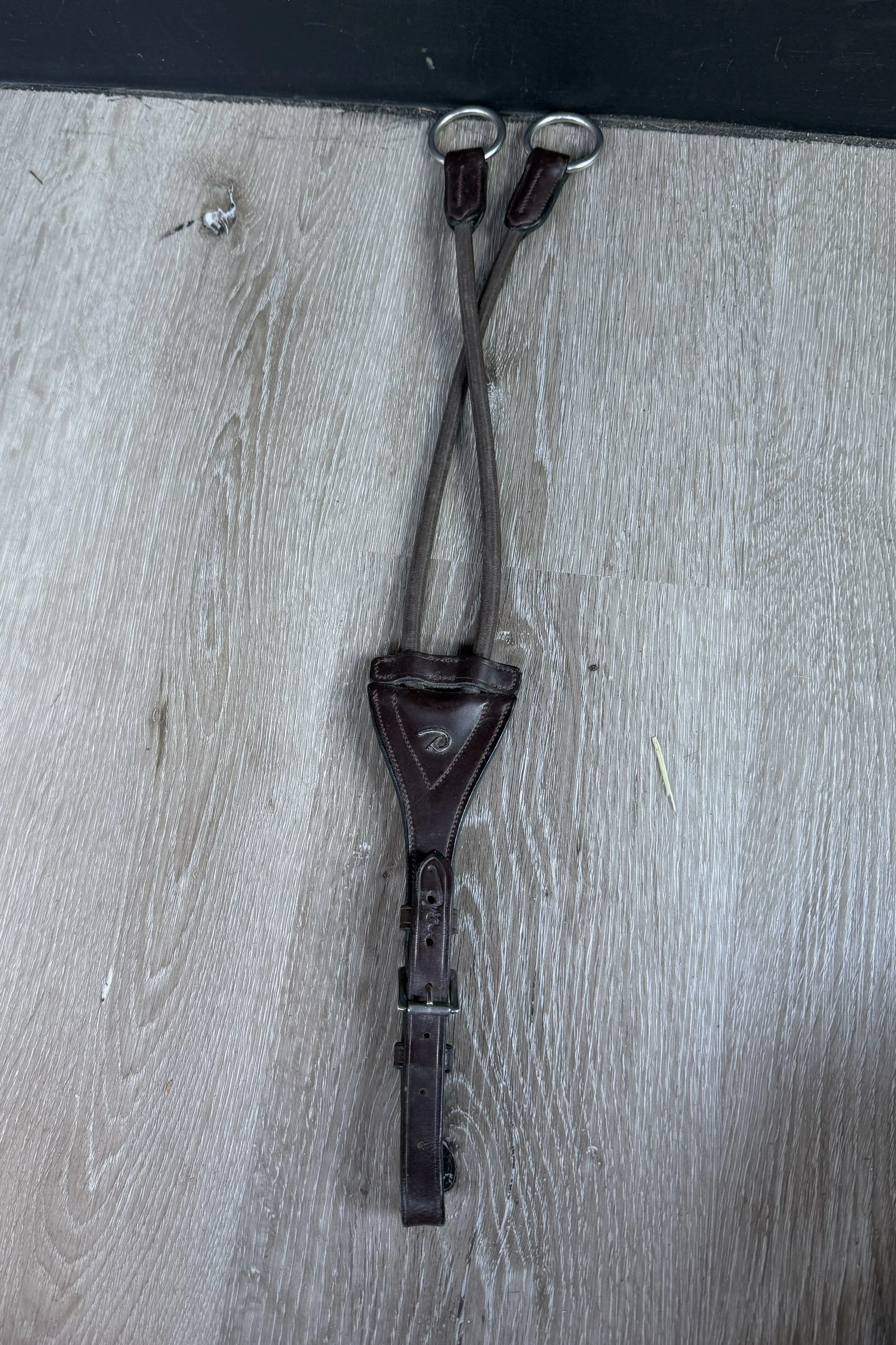 Dy'on New English Elastic Running Martingale Attachment in Brown - Full