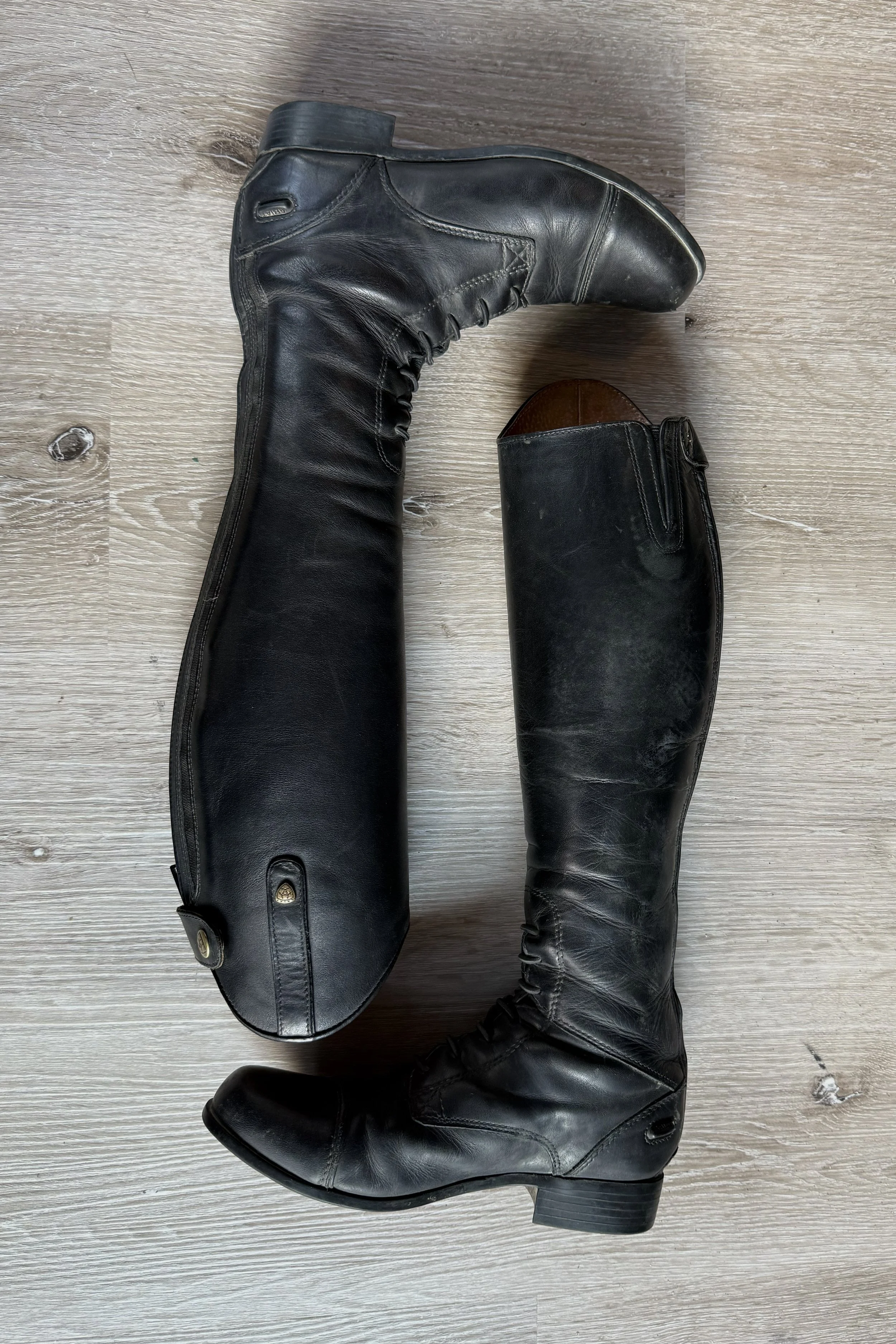 Ariat Kid's Heritage Contour Field Zip In Black - Kids 3 Reg/Med