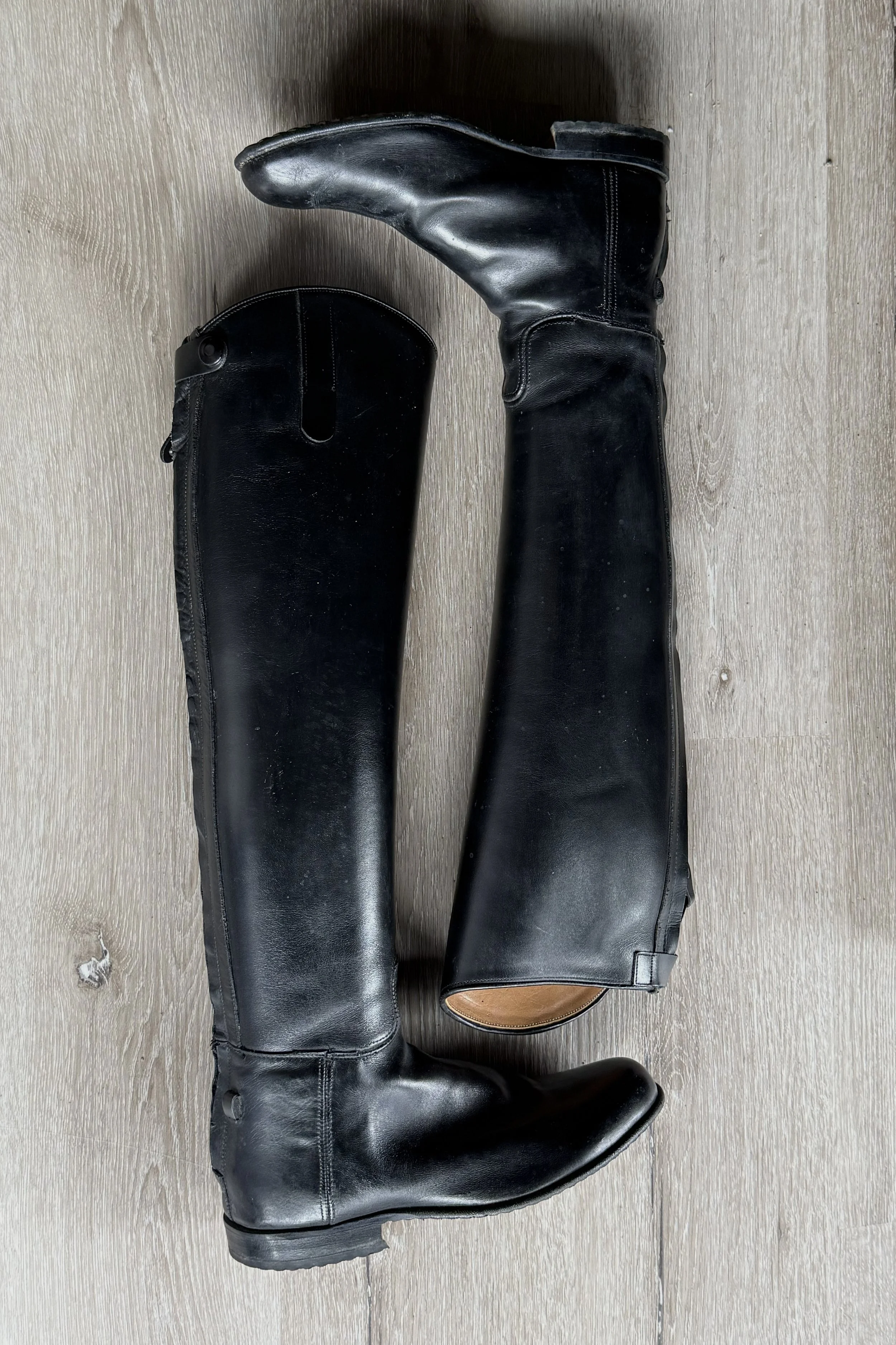 Der-Dau Custom Tall Dressage Boots In Black - 8