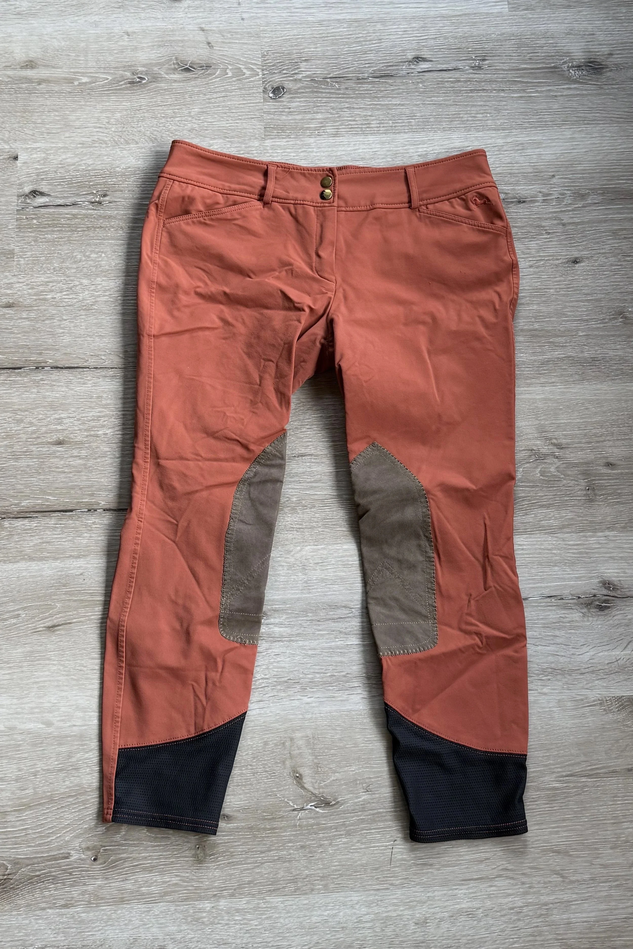 RJ Classics Gulf Knee Patch Breech In Rust - 32R