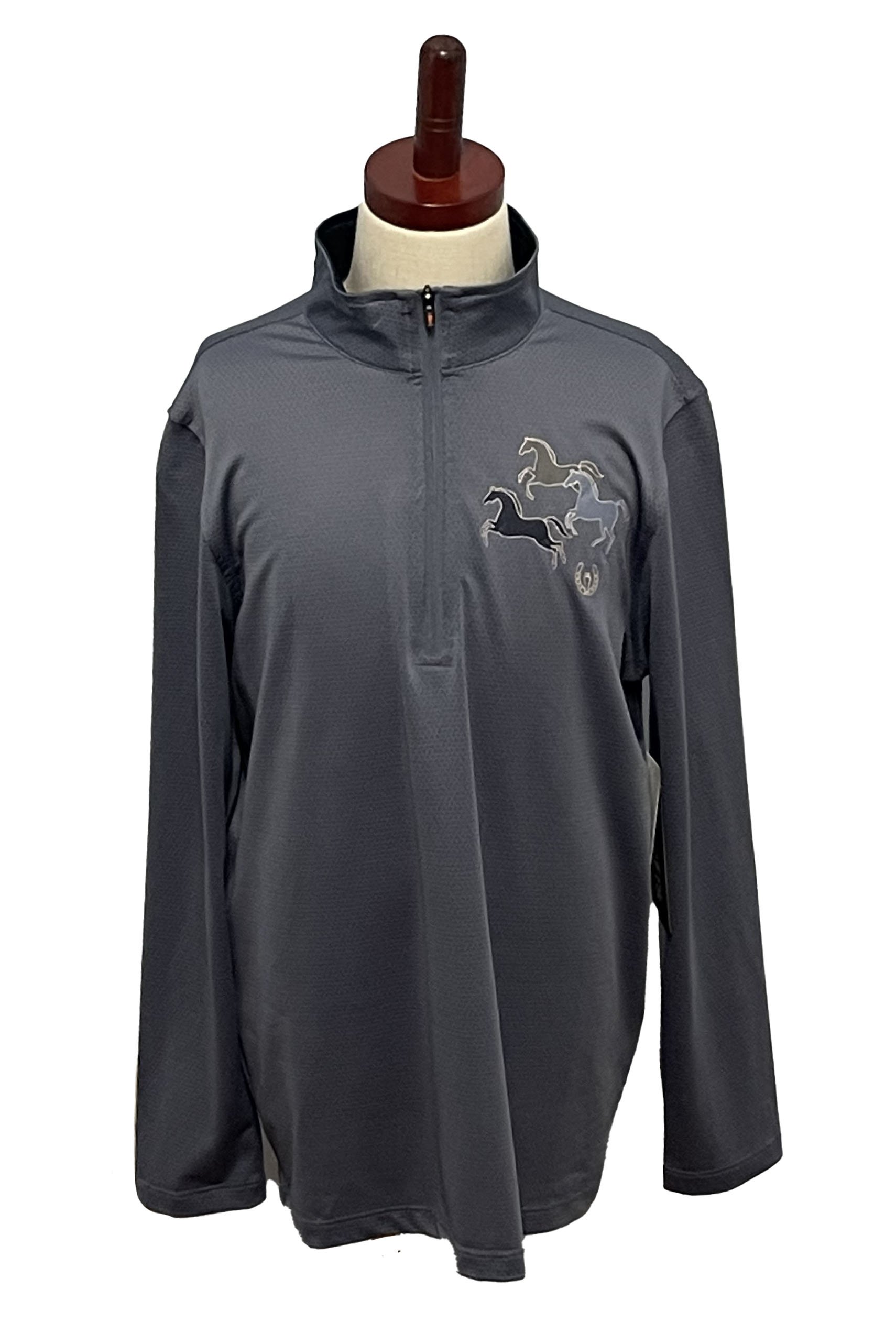 Kerrits Air Ice Fil Long Sleeve In Waterloo - Kids XL - 2nd Round Equestrian