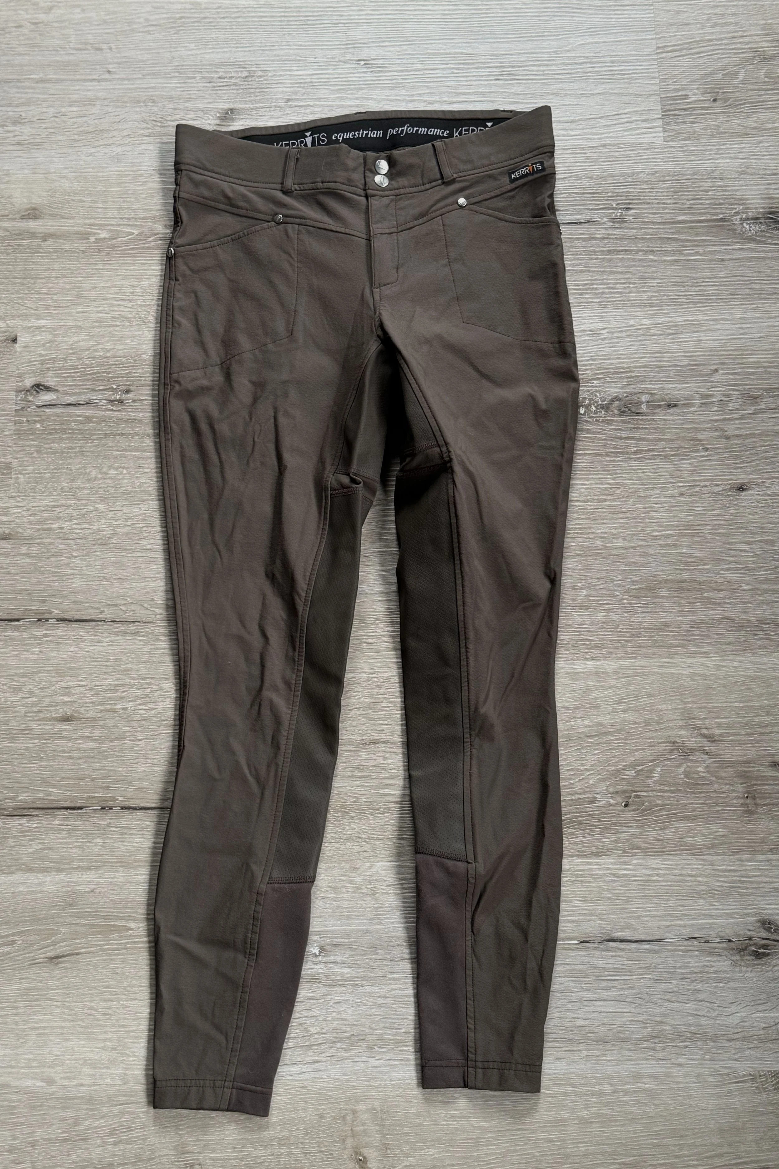 Kerrits Crossover II Full Seat Breech In Brown - Large