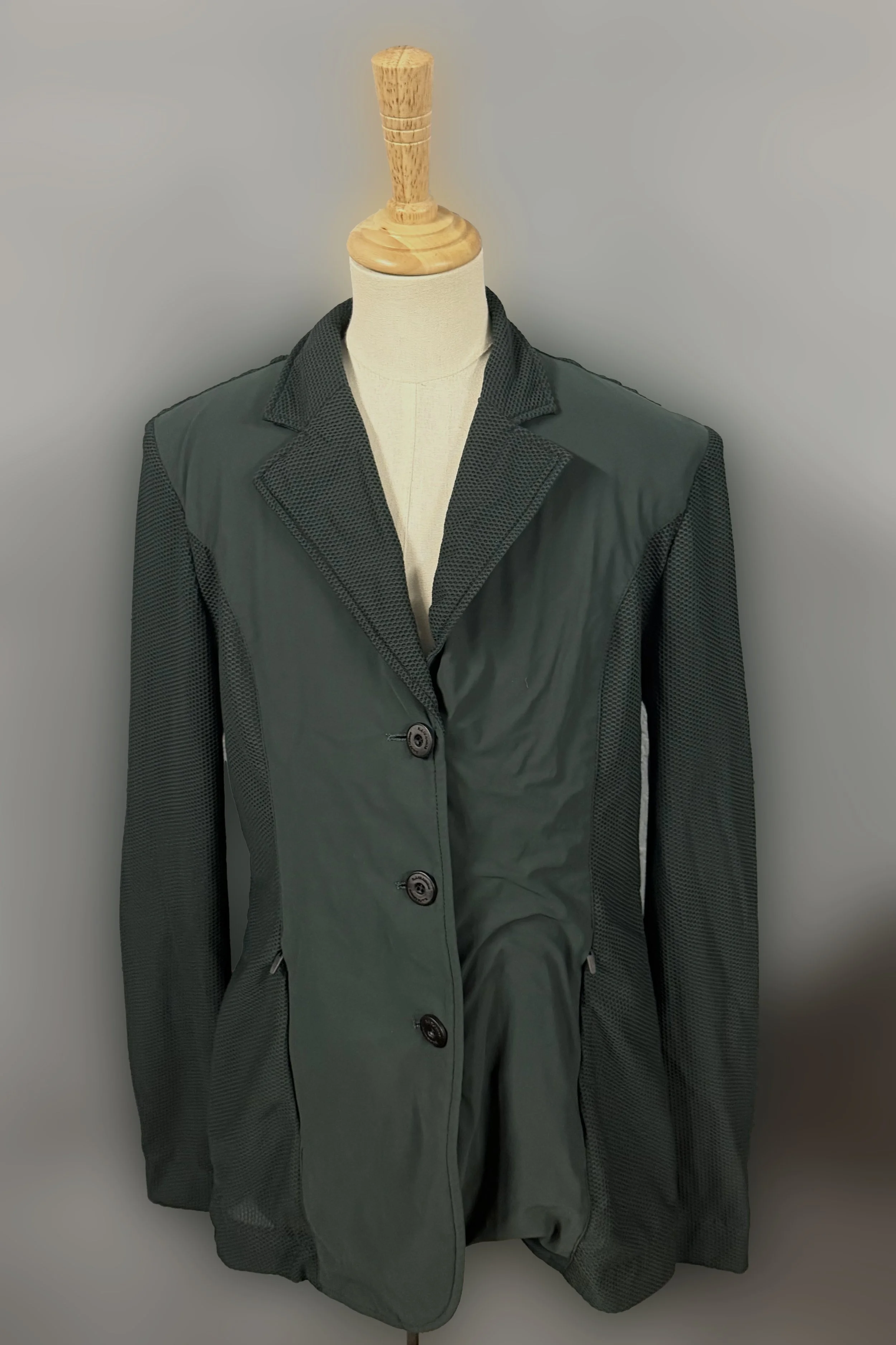 RJ Classics Harmony Mesh Show Coat In Hunter Green - 2 Regular