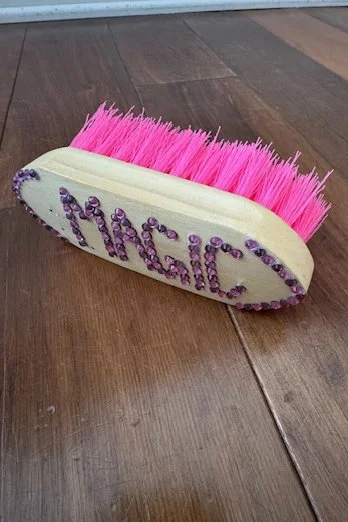 Pink Pony Brush with Jeweled "Magic"
