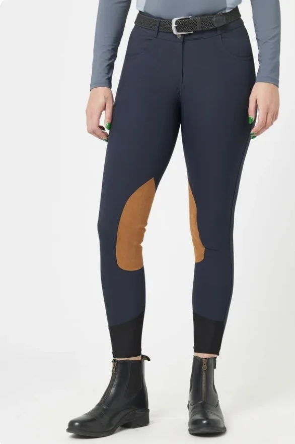 Royal Highness Meryl Active Knee Patch Breech In Navy