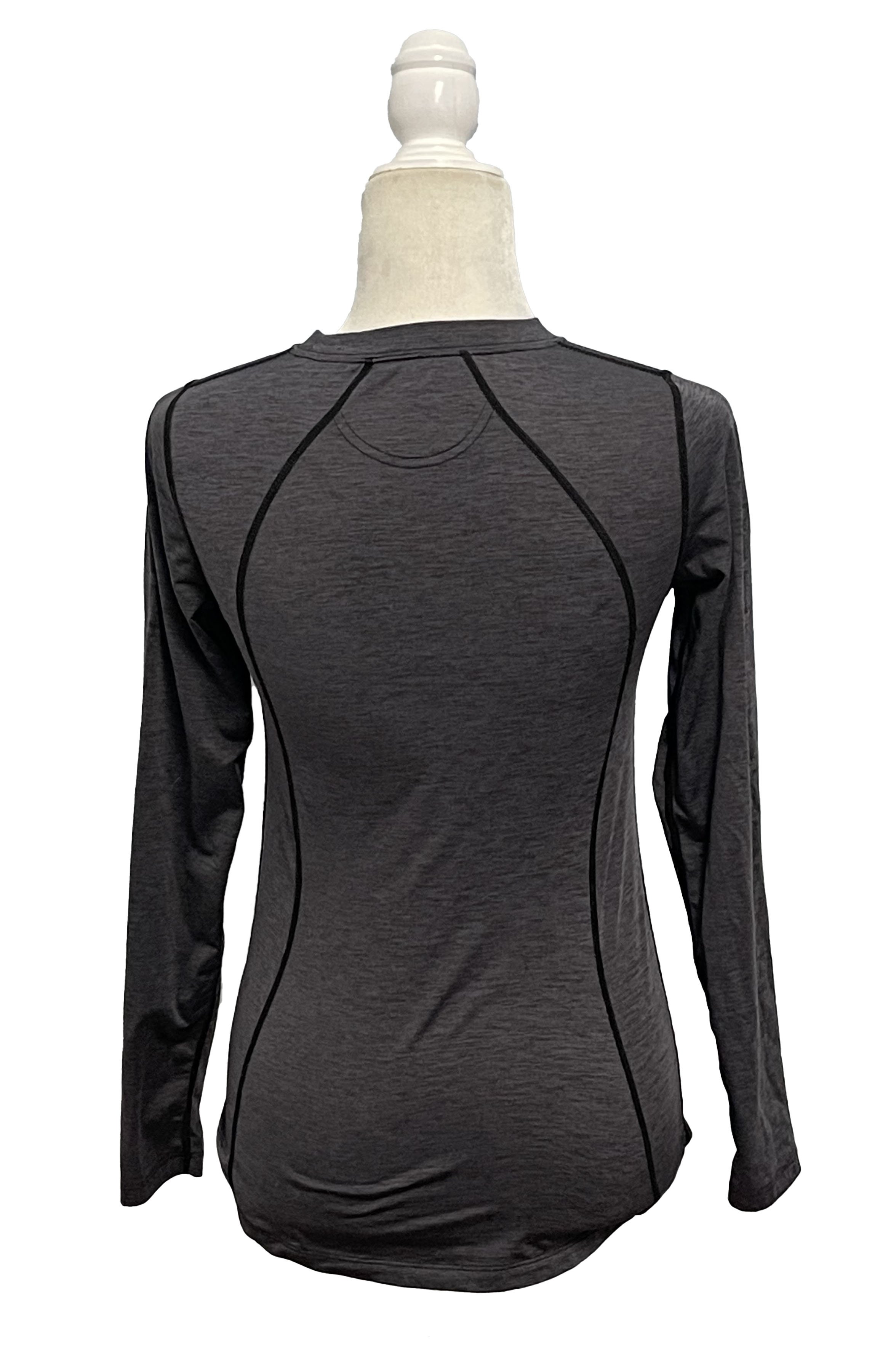 Kerrits Long Sleeve Crew Neck Baselayer In Grey - XS - 2nd Round Equestrian
