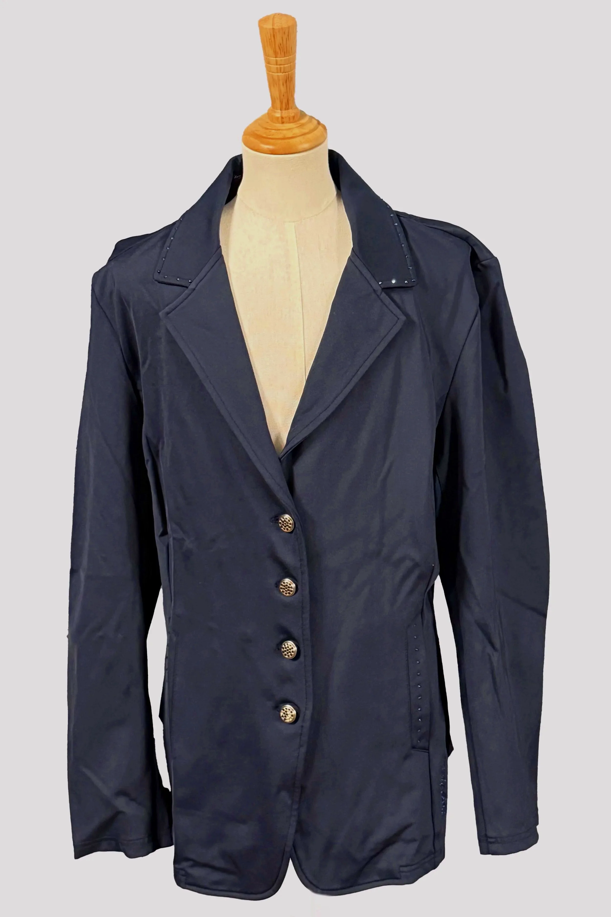 Romfh Bling Show Coat In Blue - 12
