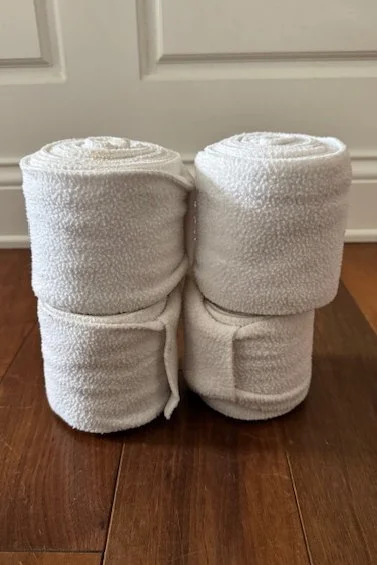 Set of 4 White Polo Wraps Full Sized