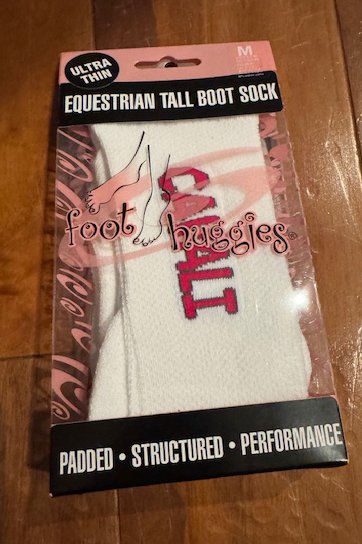 Cavali Foot Huggies Tall Boot Socks In White - Medium