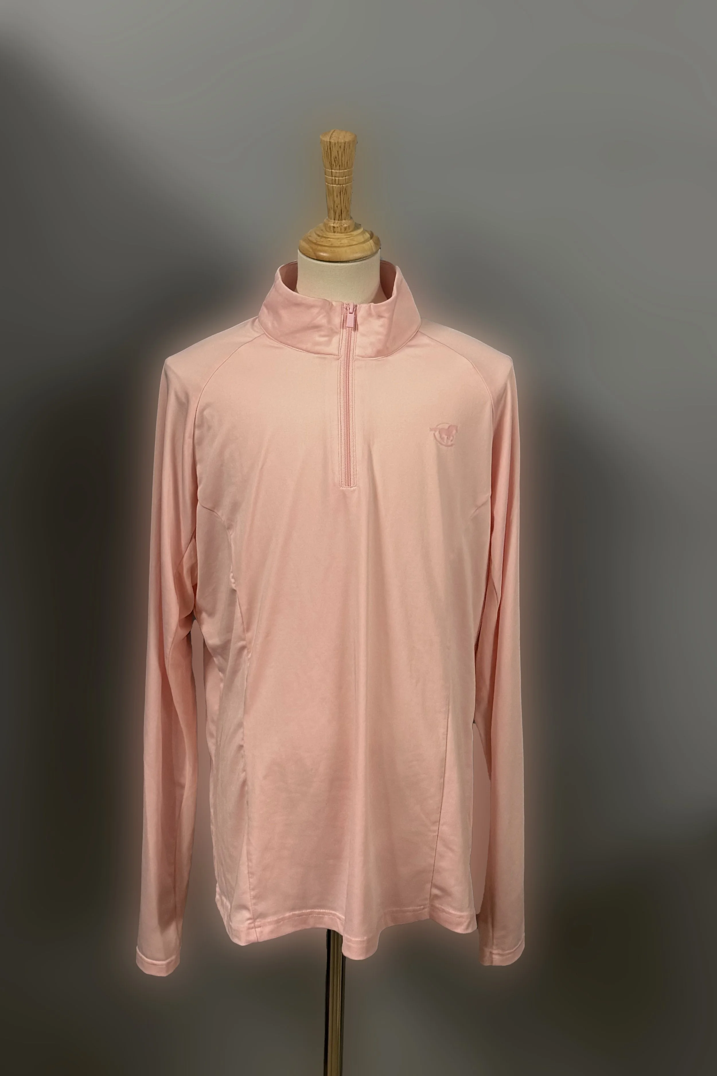 Smartpak Piper 1/4 Zip Long Sleeve Sunshirt In Pink - Large