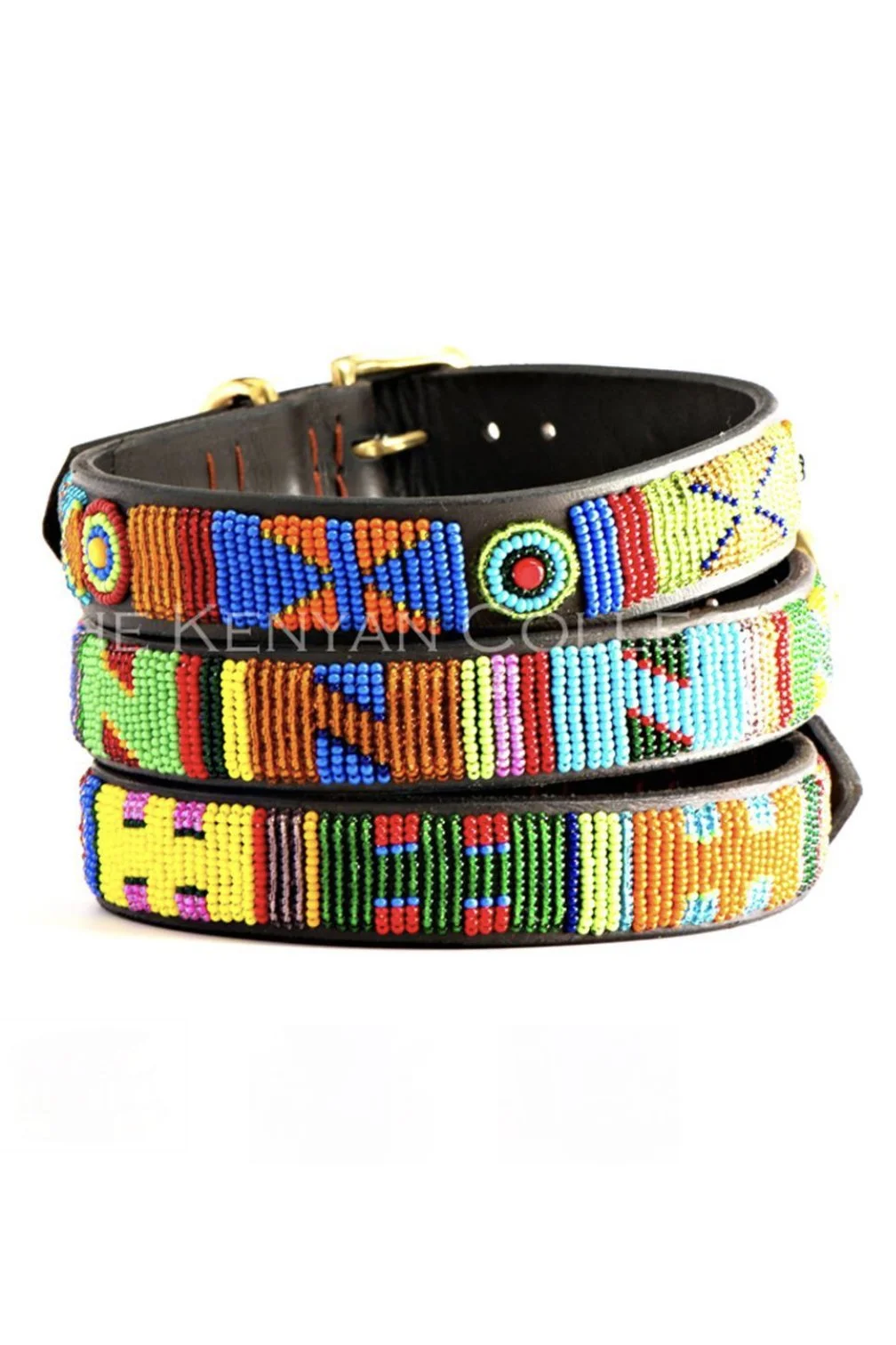 Kenyan Collection Hippo Circus Belt Wide Width - Brass Buckle
