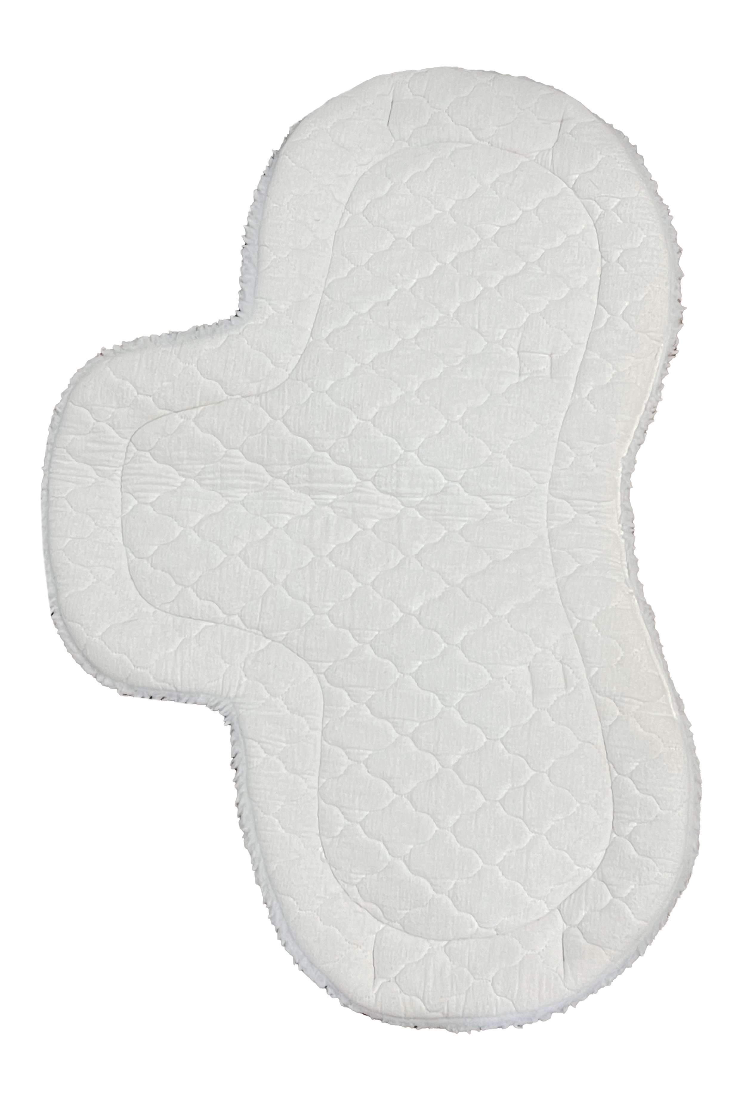Wilkers Contour Pad In White - 13-13.5" - 2nd Round Equestrian