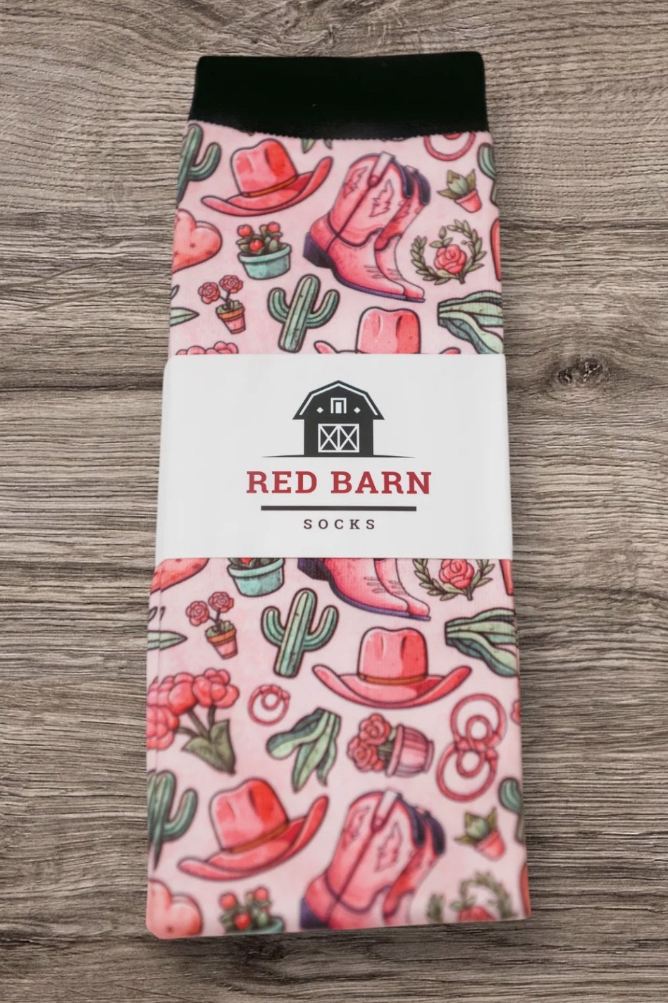 RED BARN SOCKS - Cactus Cowgirl