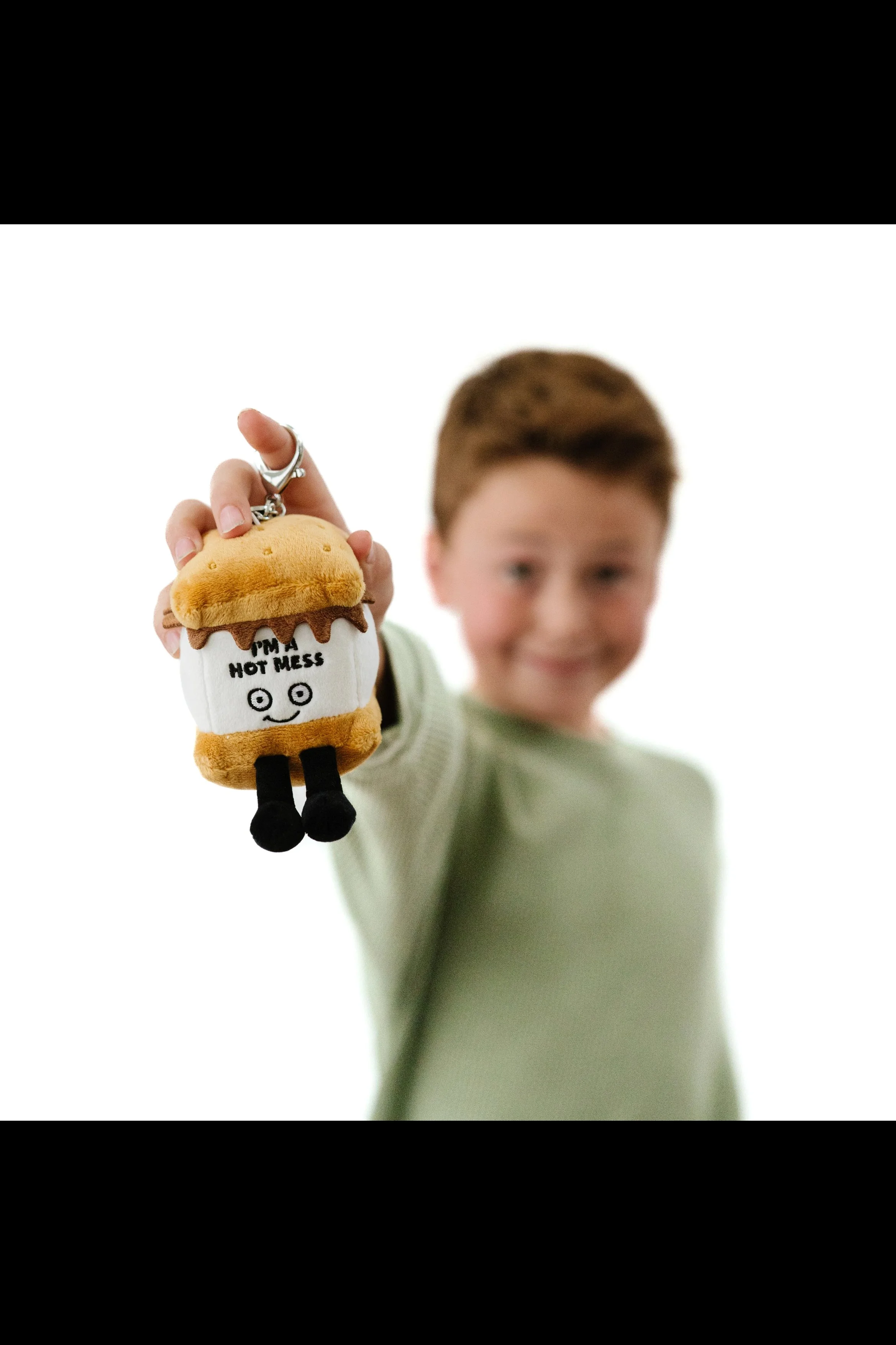 Punchkins "I'm A Hot Mess" S'mores Plush Bag Charm