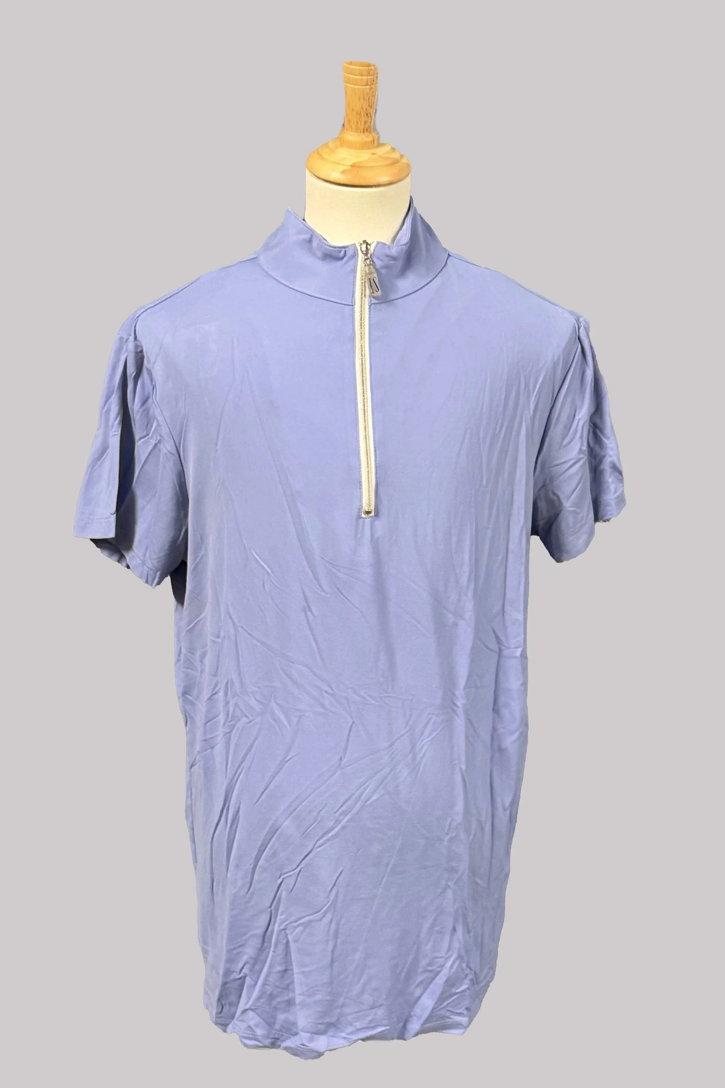 Tailored Sportsman IceFil Quarter-Zip Short Sleeve Sun Shirt In Blue - Large