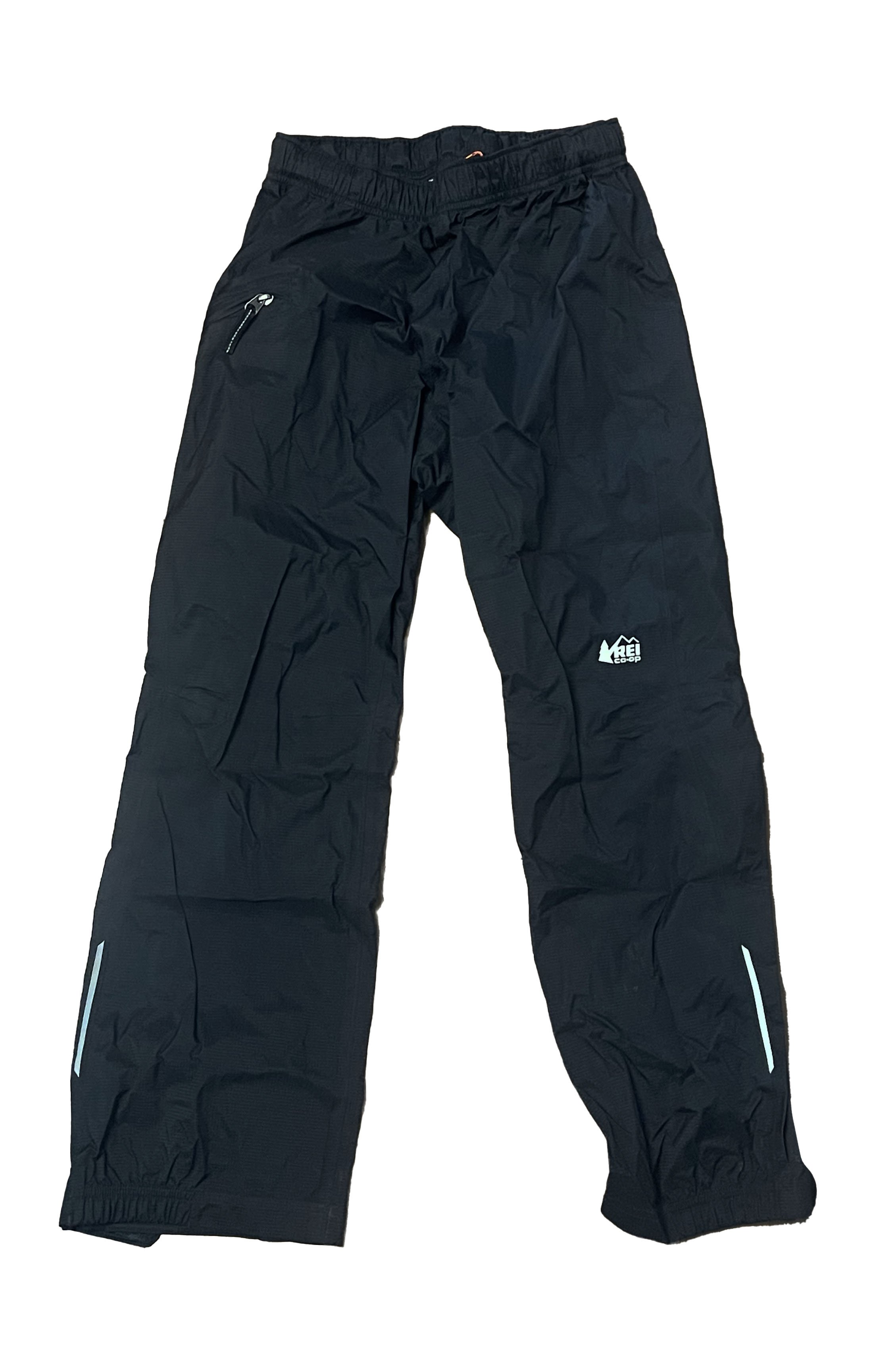 REI Rainier Rain Pants In Black - Kids Medium (10-12)