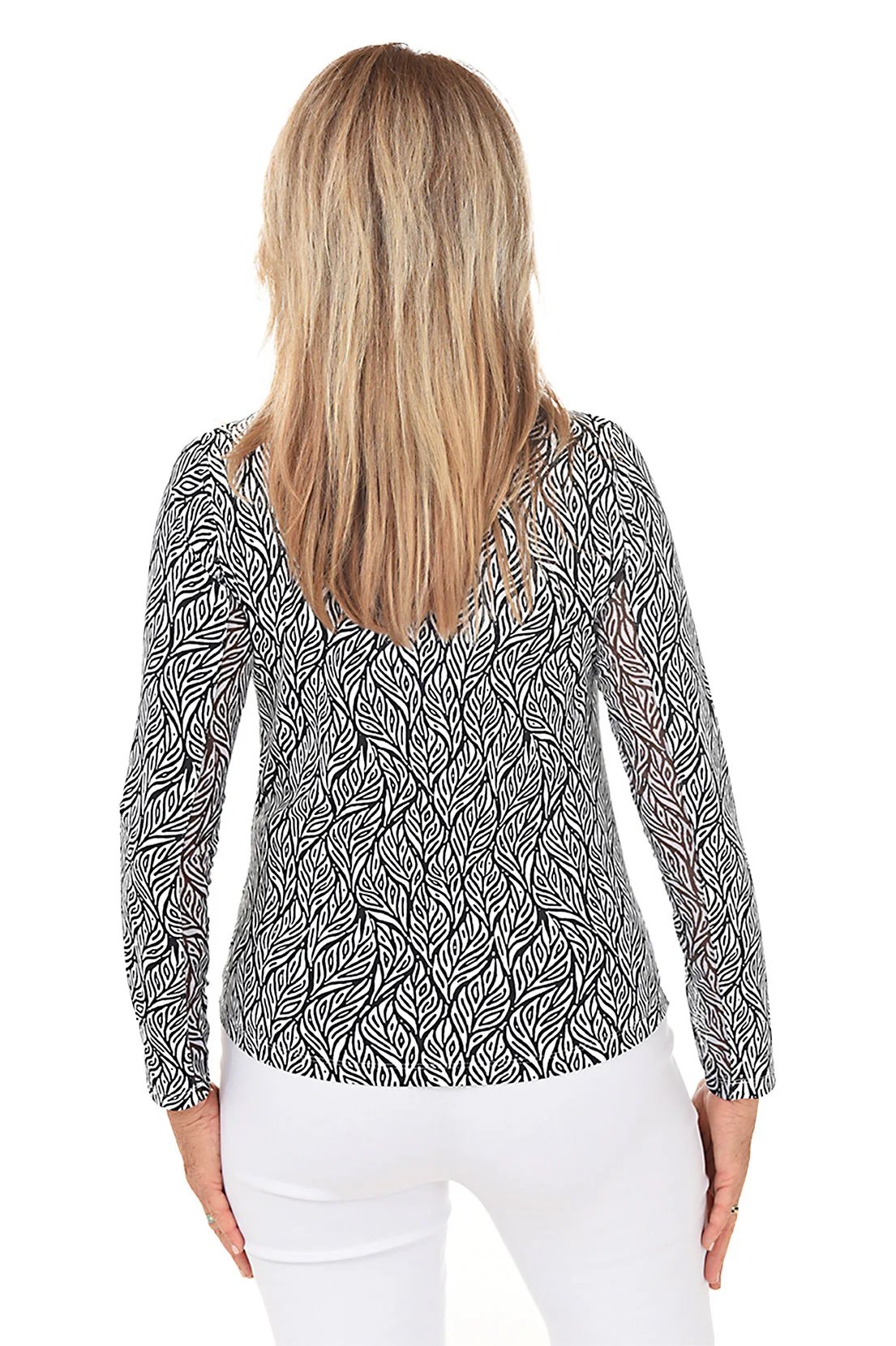 IBKUL Long Sleeve Mock Neck In Sally Leaf - Size Small - 2nd Round Equestrian