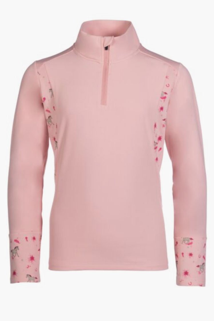 HKM Polly Functional Baselayer In Rose - 2nd Round Equestrian
