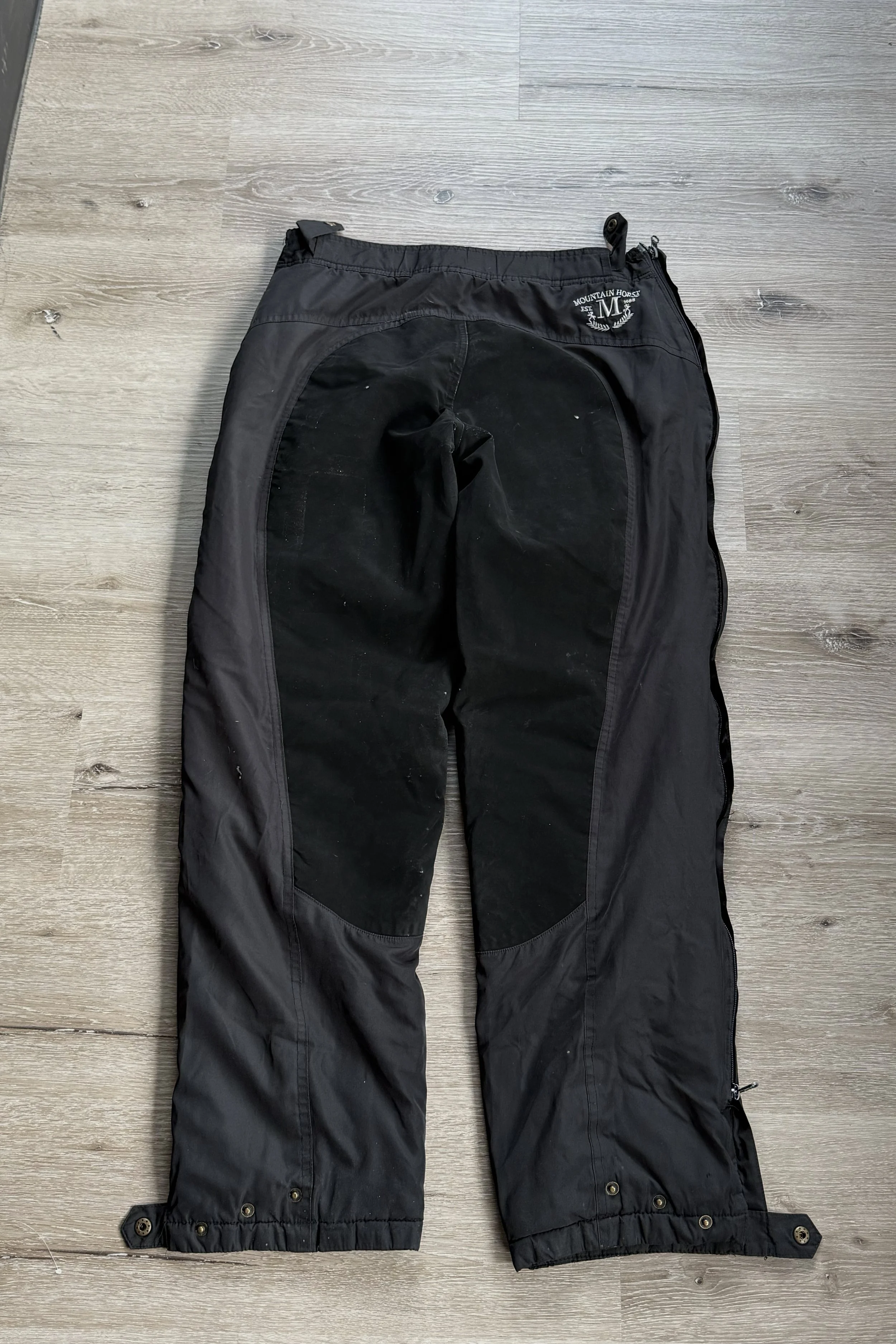 Mountain Horse Polar Full Seat Winter Breeches In Black - Medium