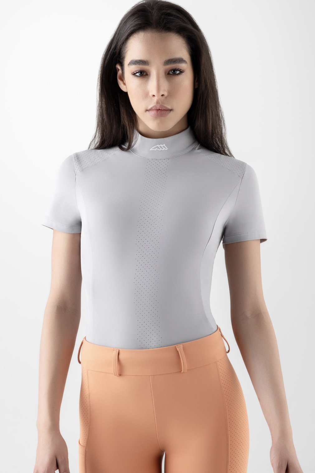 Equiline Cyelec Women's Training Shirt In Lilac Grey