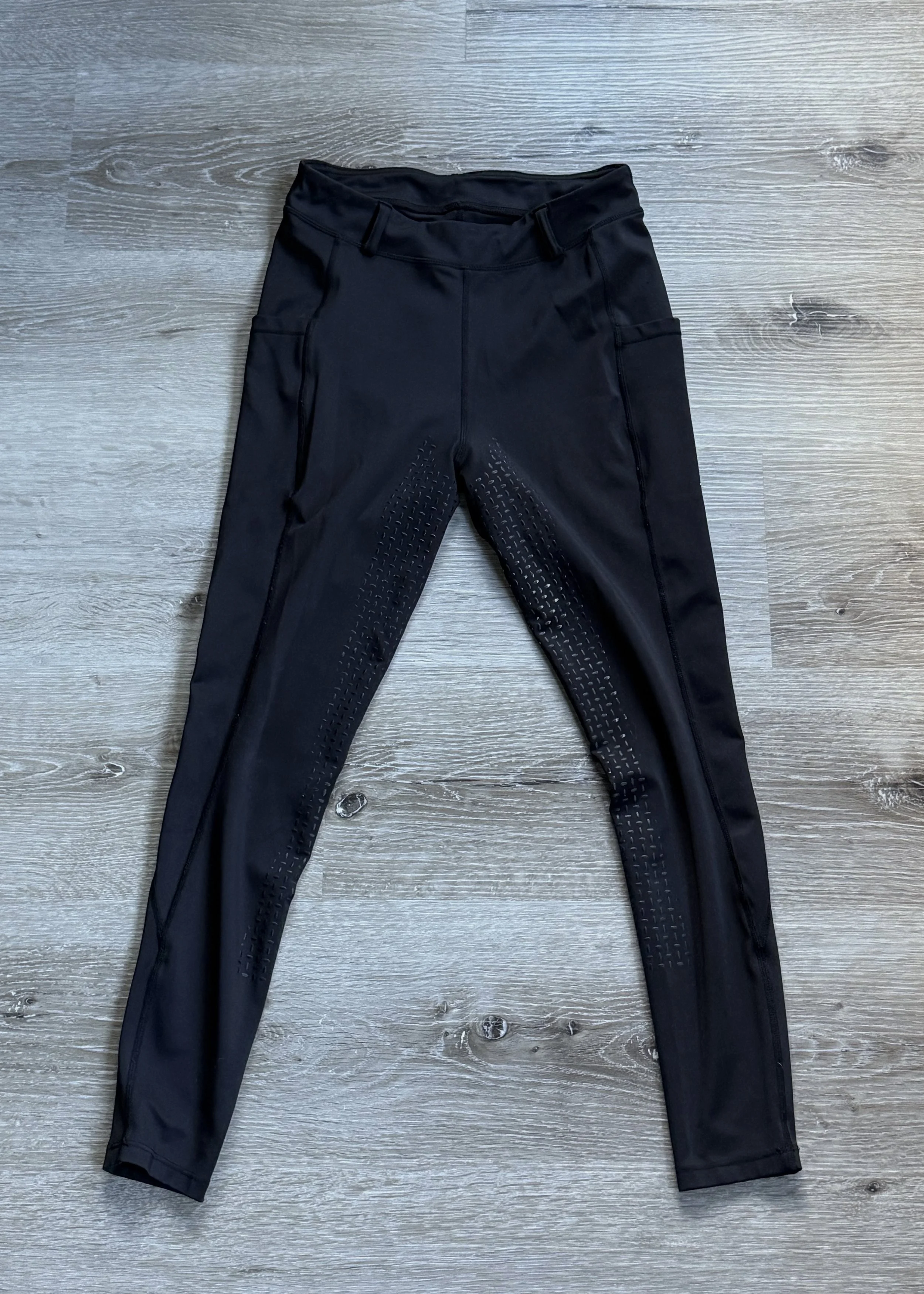 Beroy Full Grip Tights In Black - Kids Large