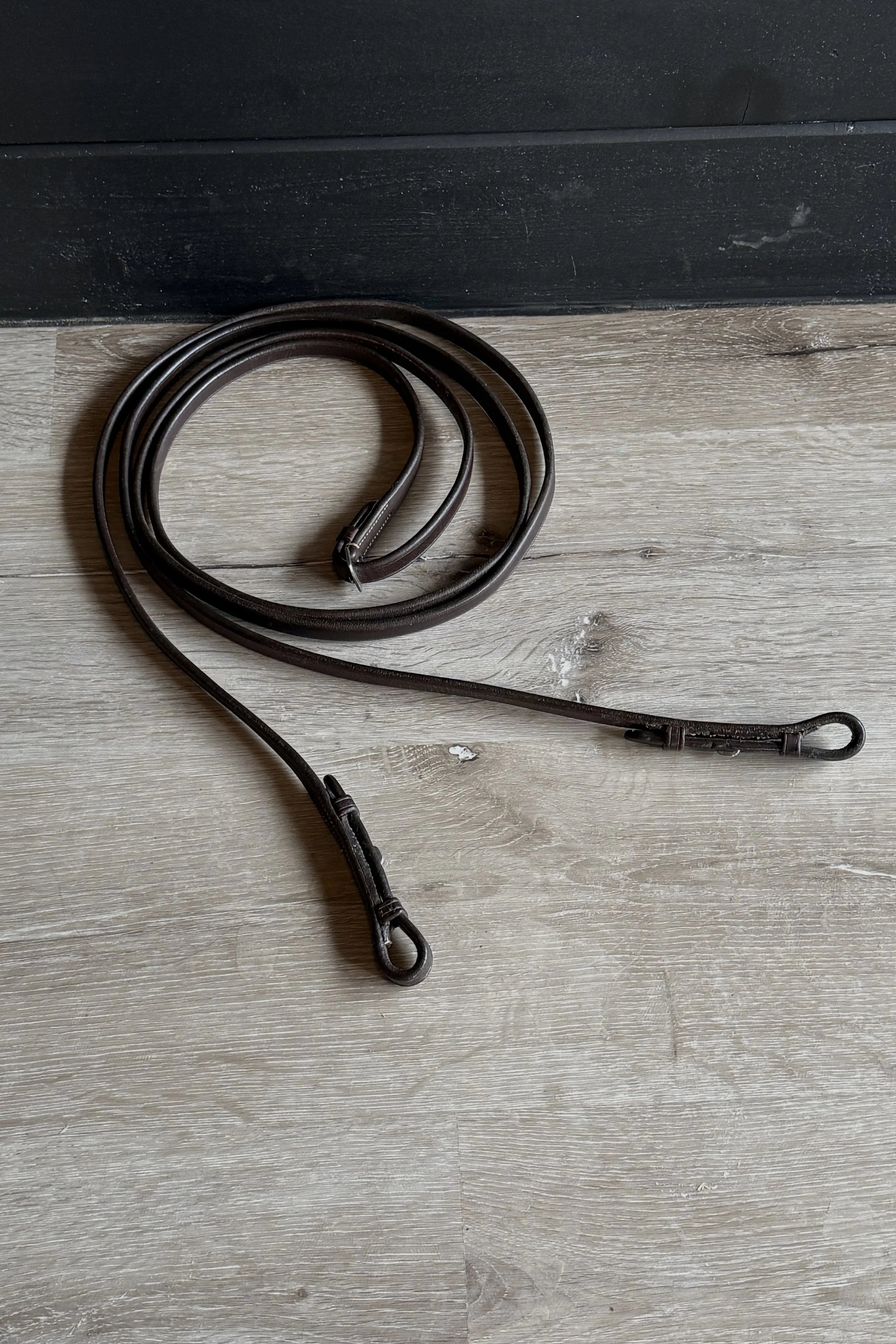 1/2" Curb Reins In Brown - Full