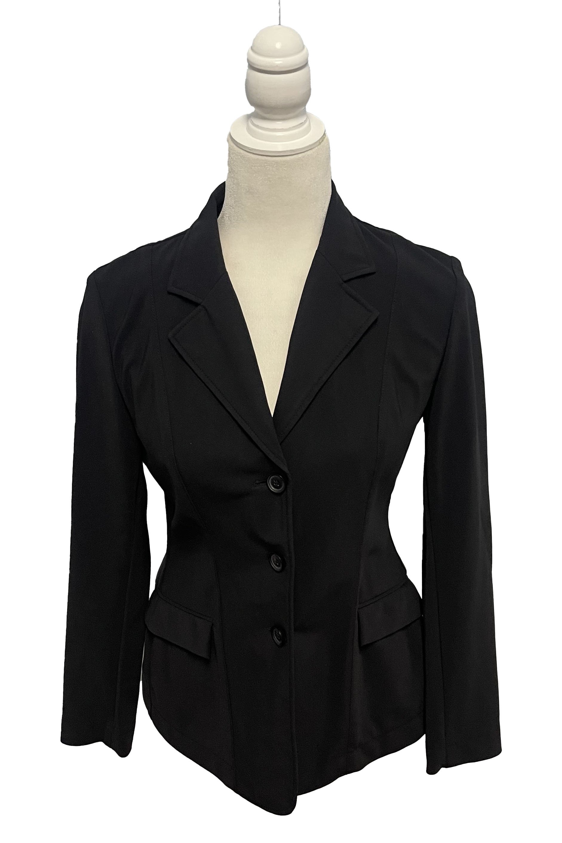 RJ Classics Orange Label Monterey Show Coat In Black - 4R - 2nd Round Equestrian